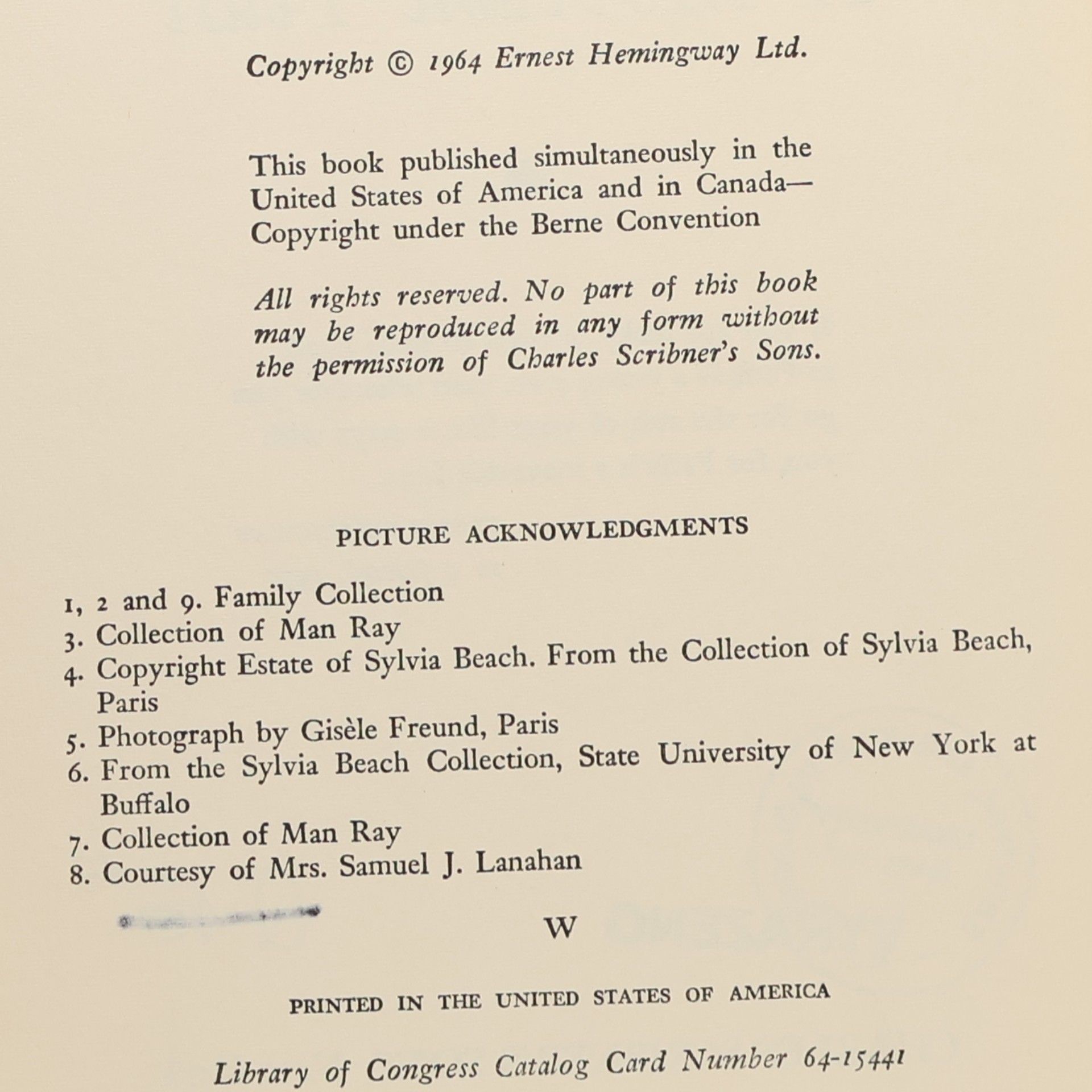 Ernest Hemingway A Moveable Feast