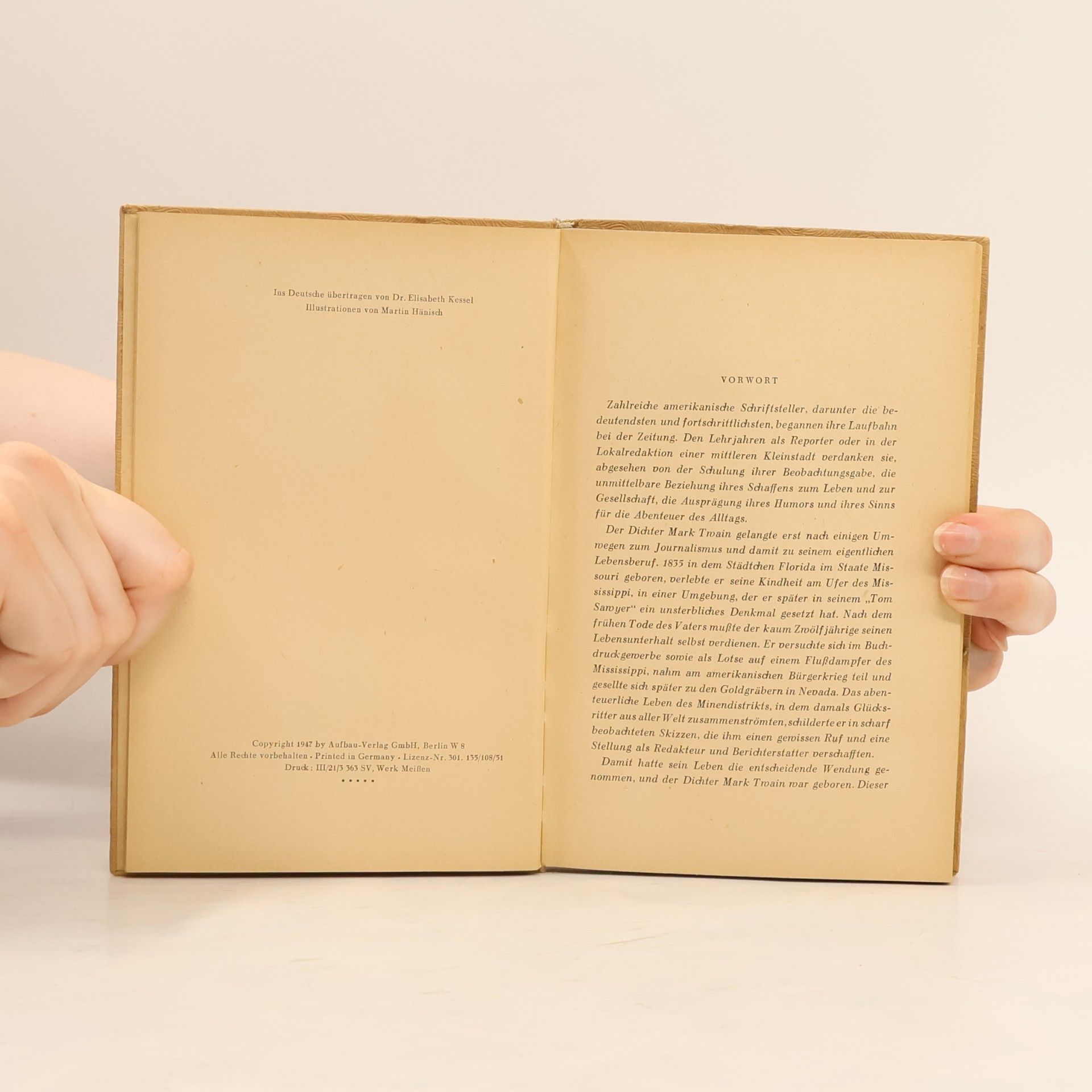 Mark Twain Tom Sawyers. Abenteuer und Streiche