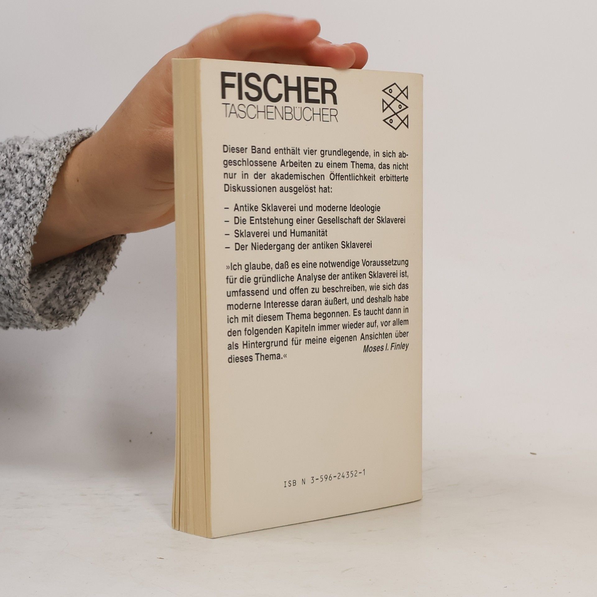 Moses I. Finley Die Sklaverei in der Antike