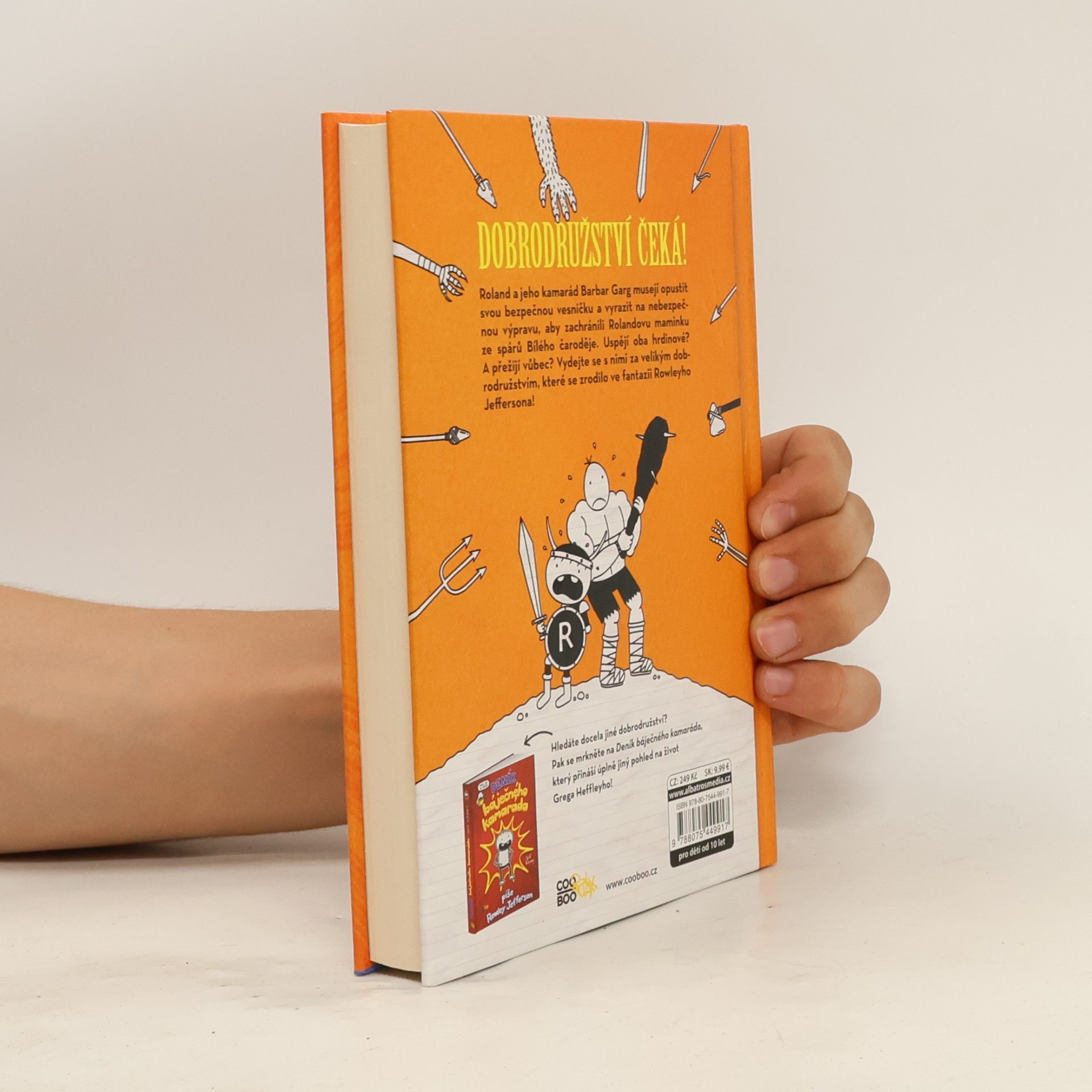 Jeff Kinney Dobrodružství báječných kamarádů. Píše Rowley Jefferson
