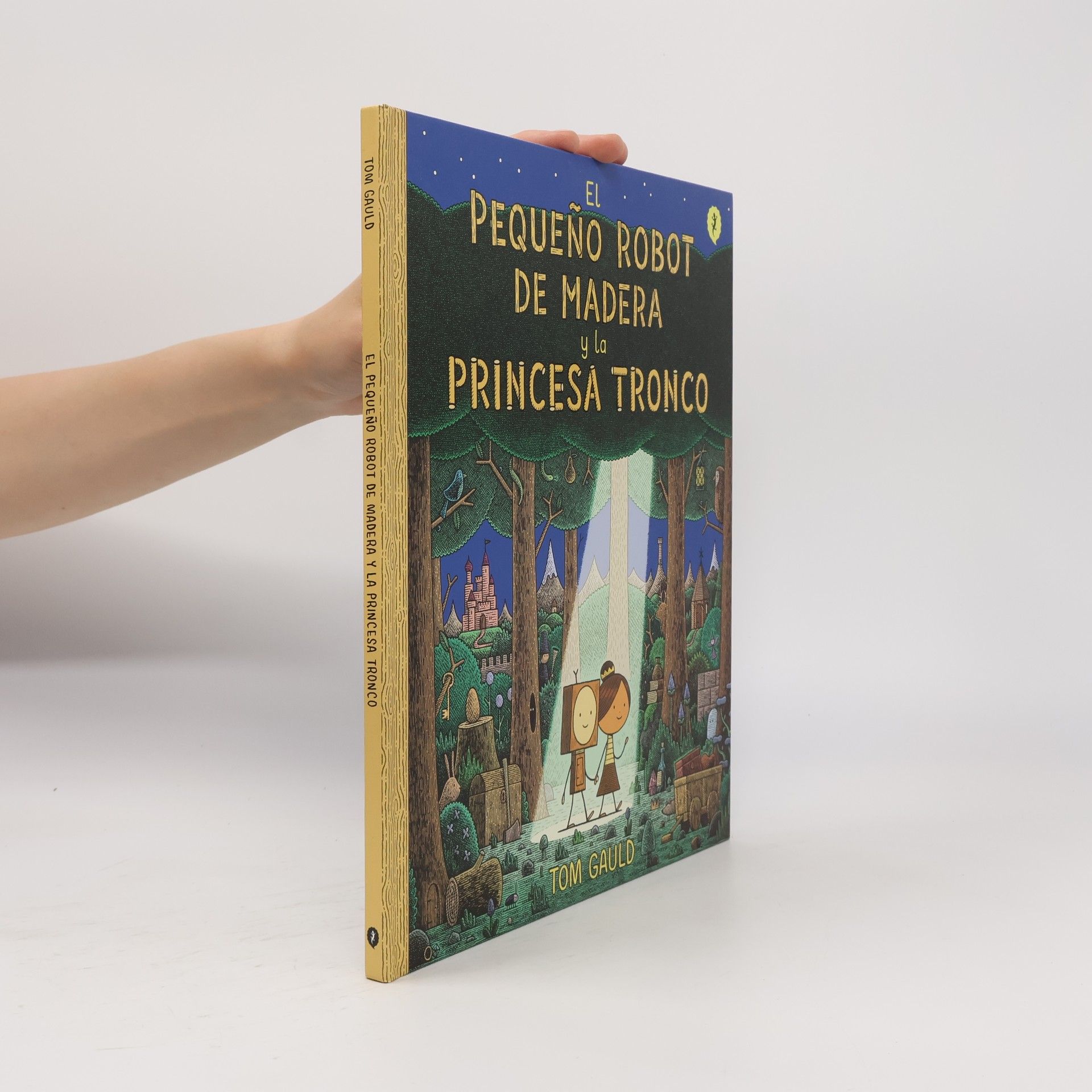 Tom Gauld Salamandra Graphic Kids: El pequeño robot de madera y la princesa tronco