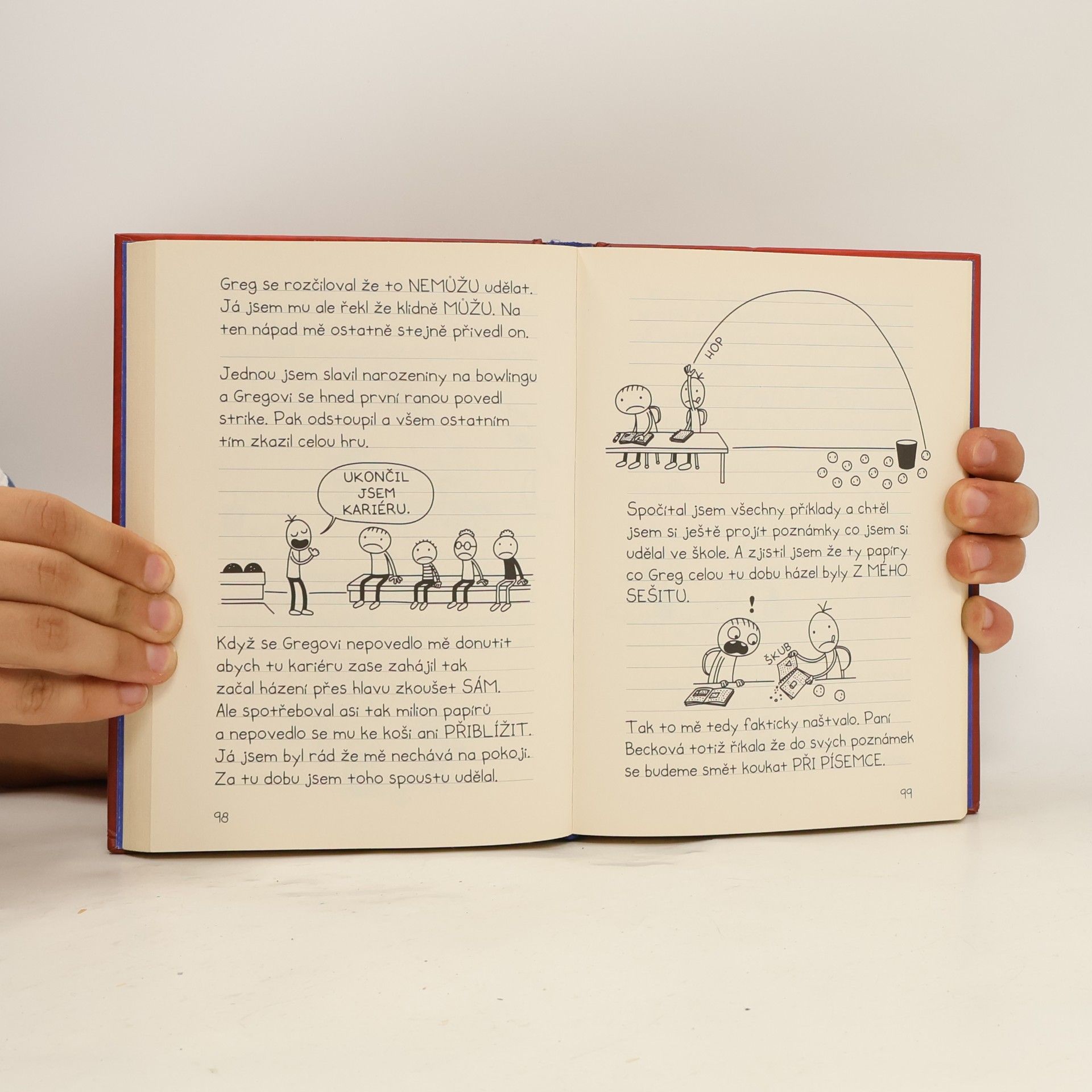 Jeff Kinney Deník báječného kamaráda. Píše Rowley Jefferson