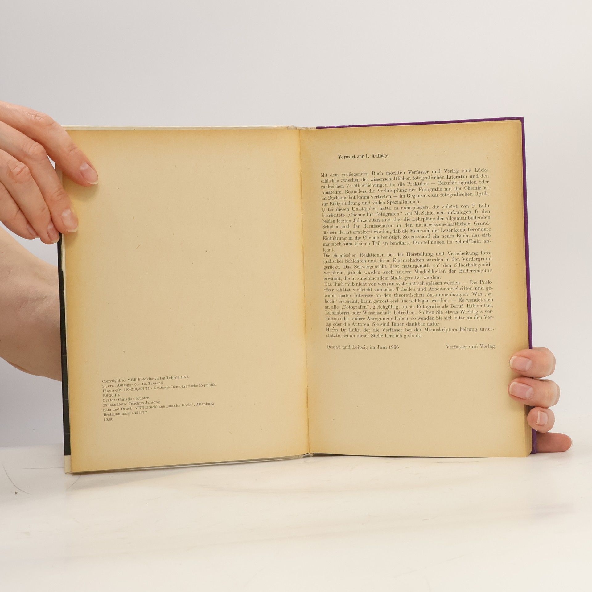 Autorenkollektiv Fotografische Chemie