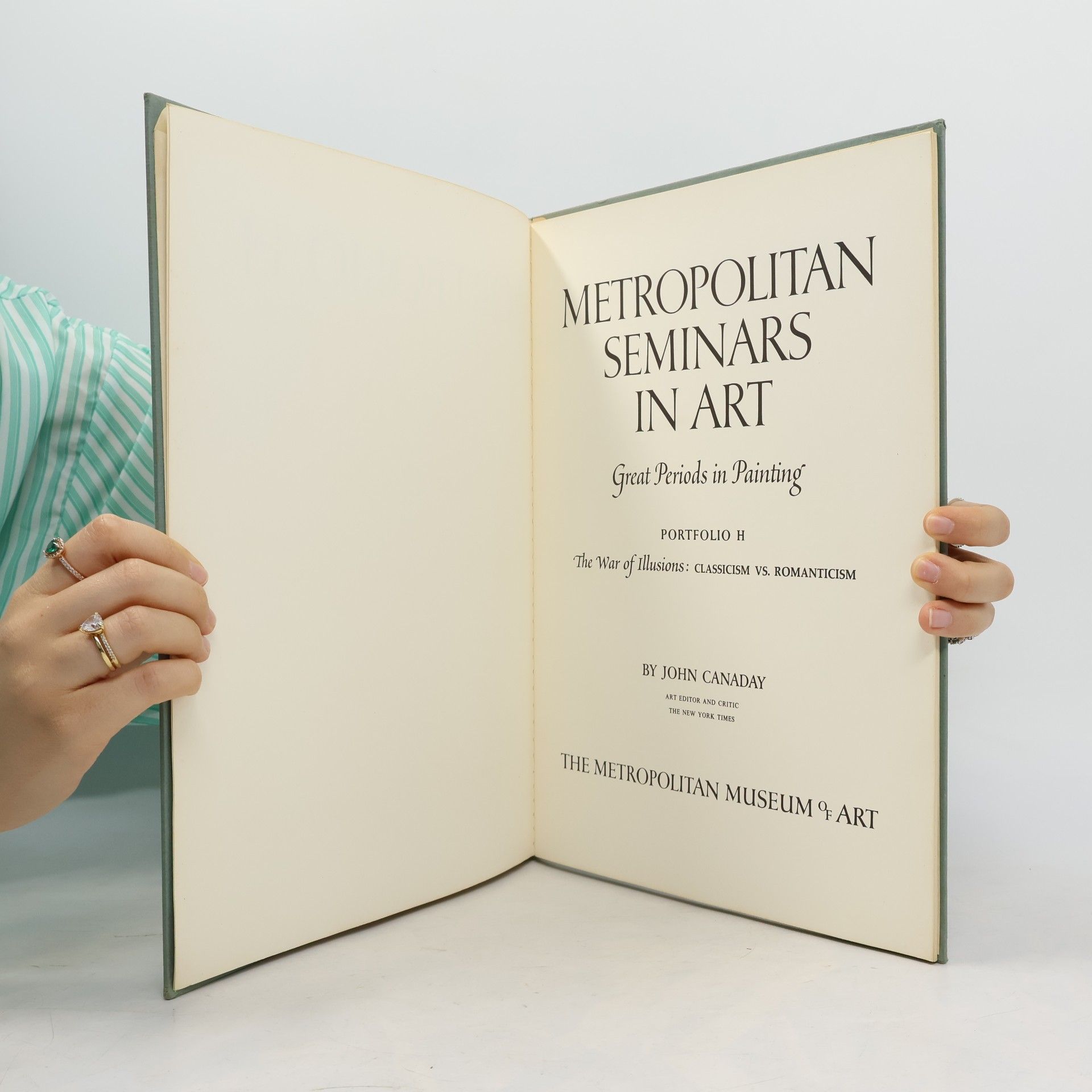 John Canaday Metropolitan Seminars in Art.  Portfolio H