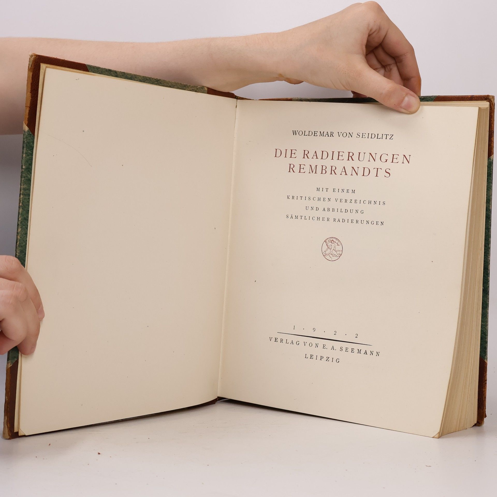 Woldemar von Seidlitz Die Radierungen Rembrandts