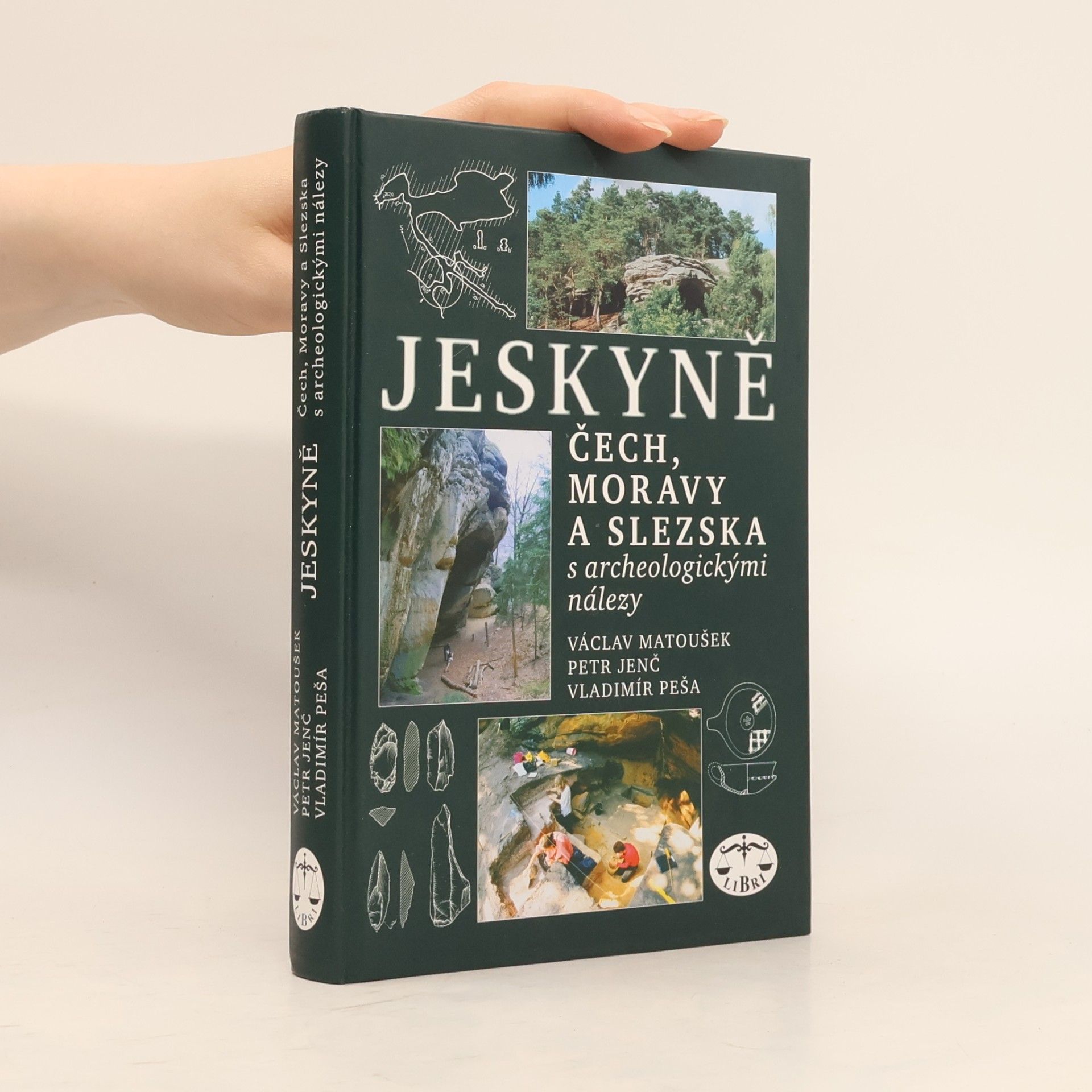 Petr Jenč Jeskyně Čech, Moravy a Slezska s archeologickými nálezy