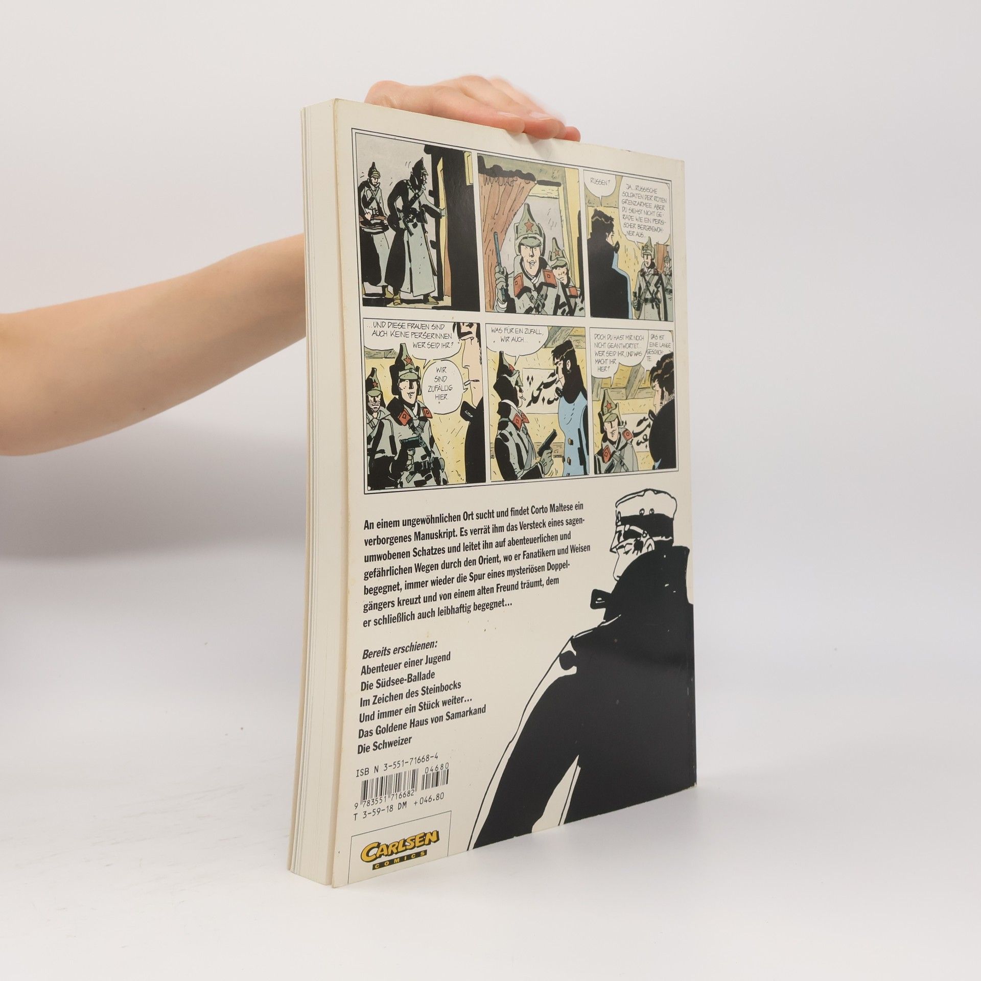 Hugo Pratt Corto Maltese - Das goldene Haus von Samarkand