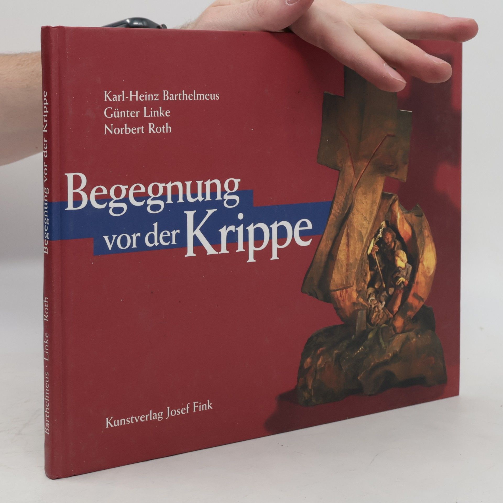 Günter Linke Begegnung vor der Krippe
