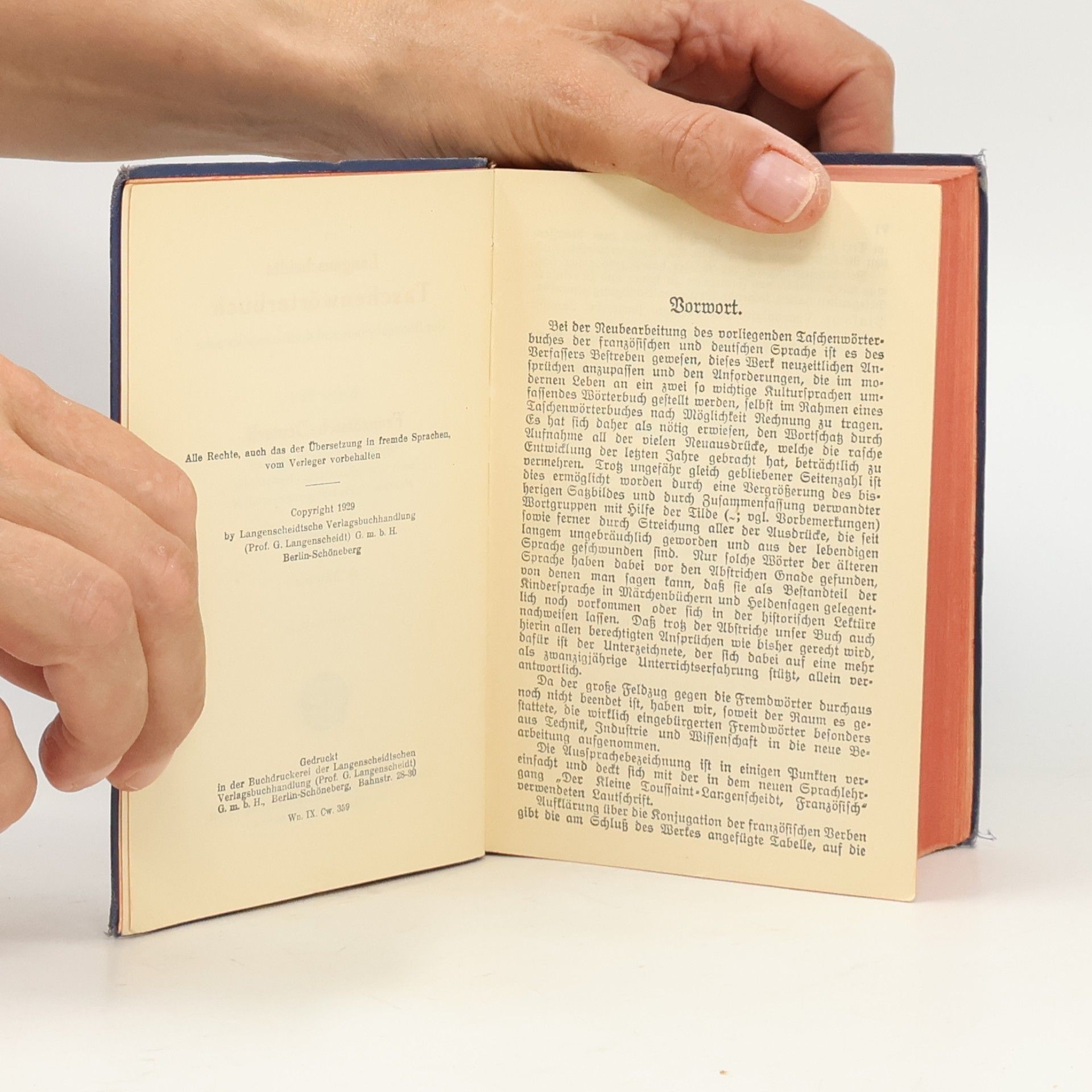 Wernher Mohrhenn Taschenwörterbuch. Deutsch-Francösisch