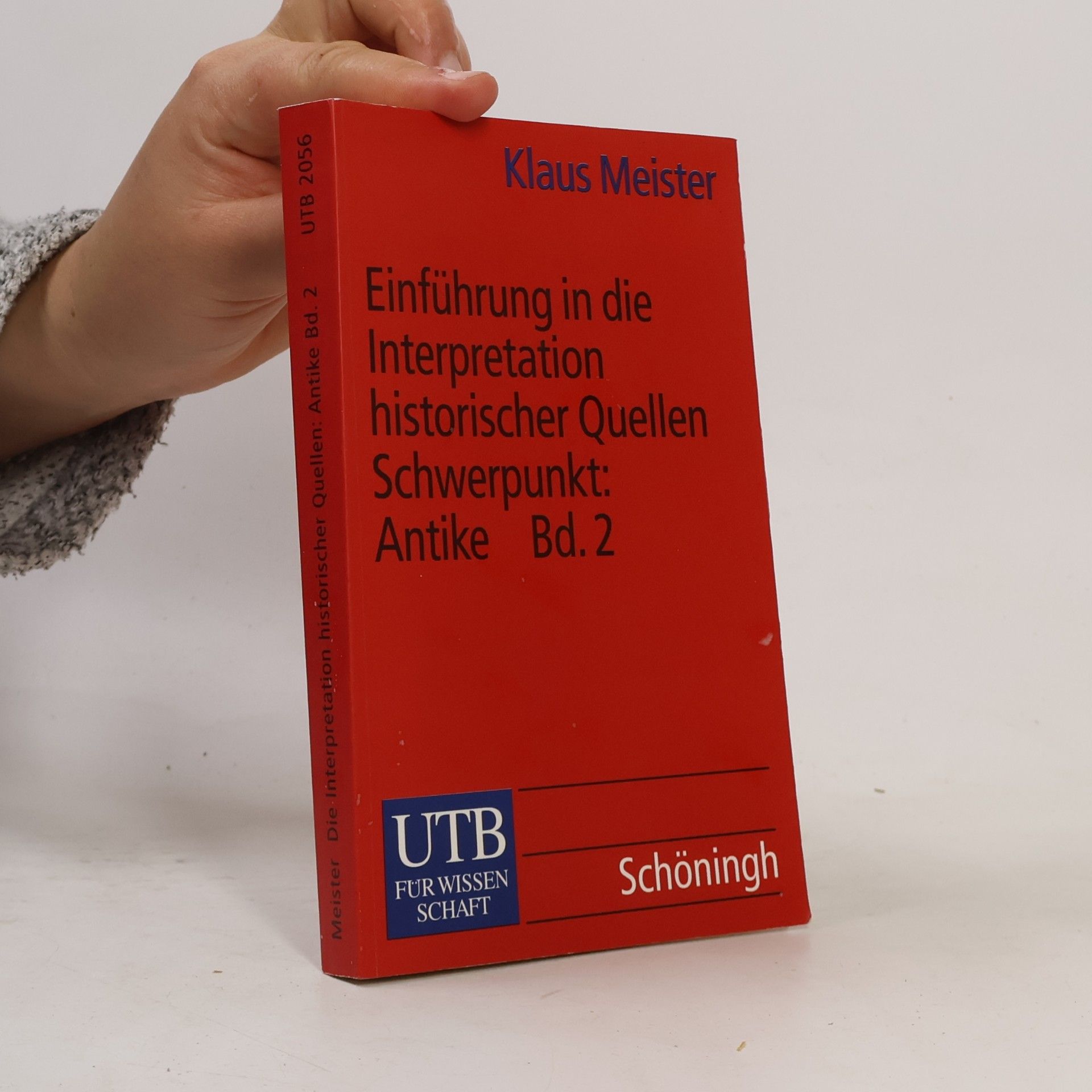 Klaus Meister Einführung in die Interpretation historischer Quellen
