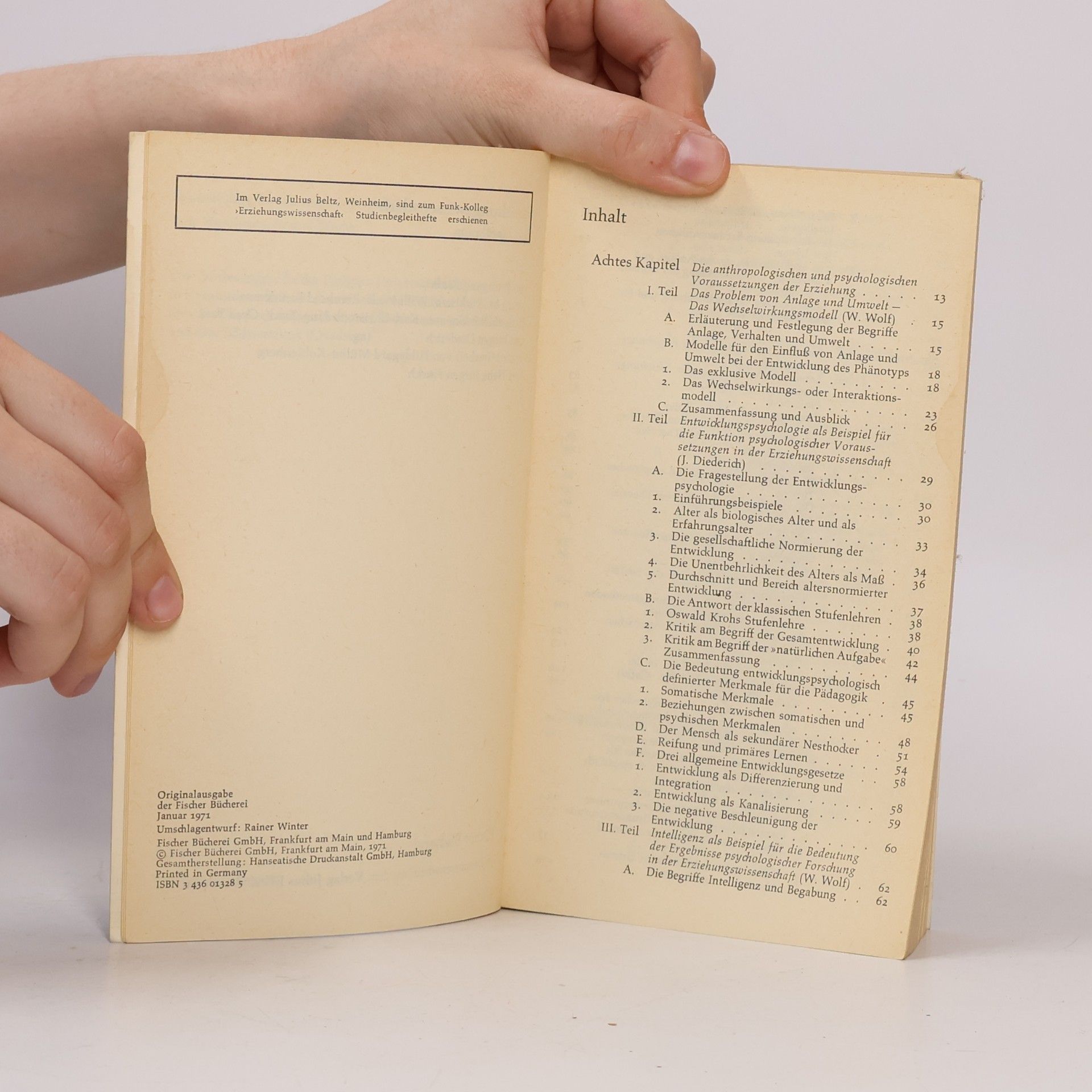 Various authors Funk-Kolleg 9. Erziehungswissenschaft 3