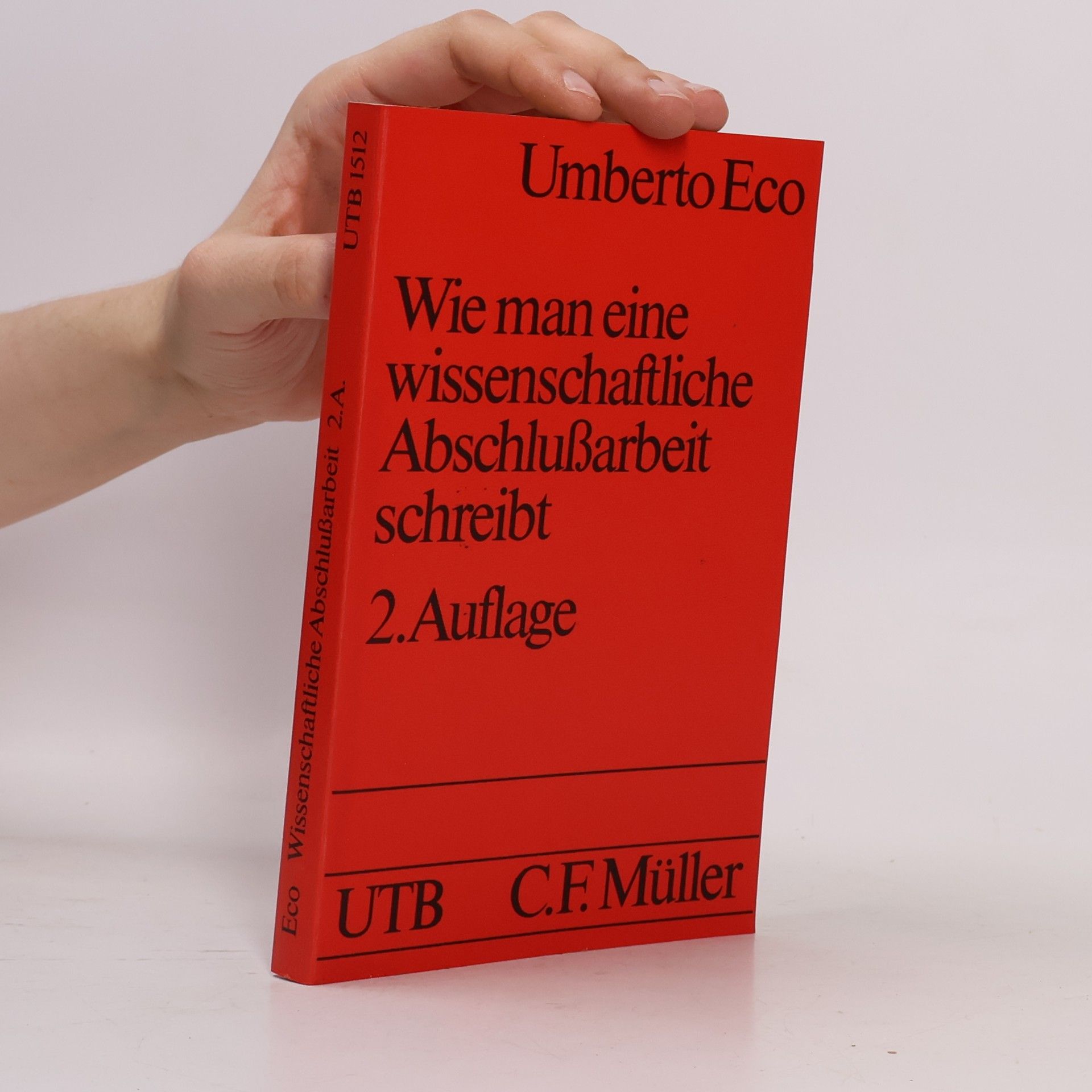 Umberto Eco Wie man eine wissenschaftliche Abschlussarbeit schreibt