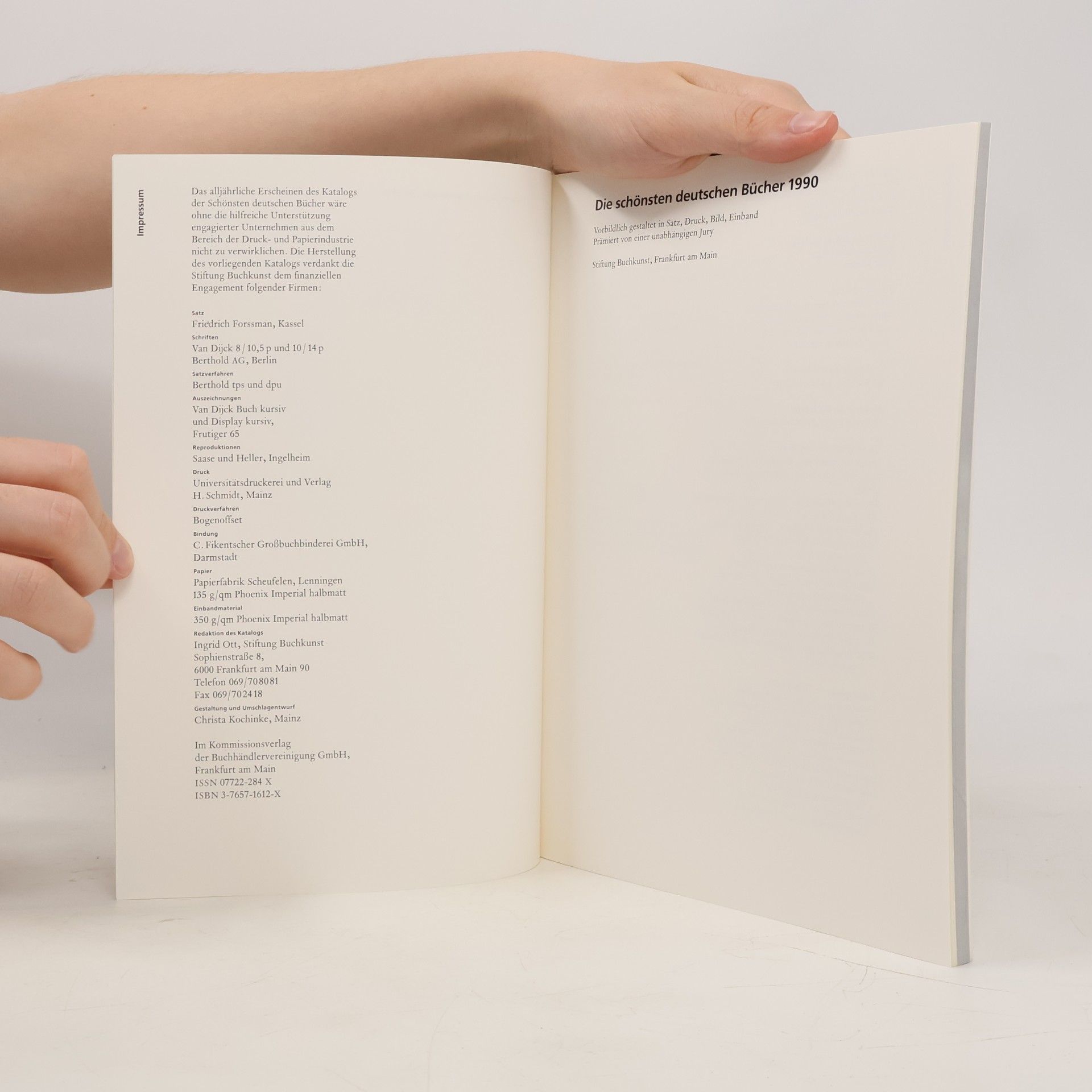 Die schönsten deutschen Bücher 1990