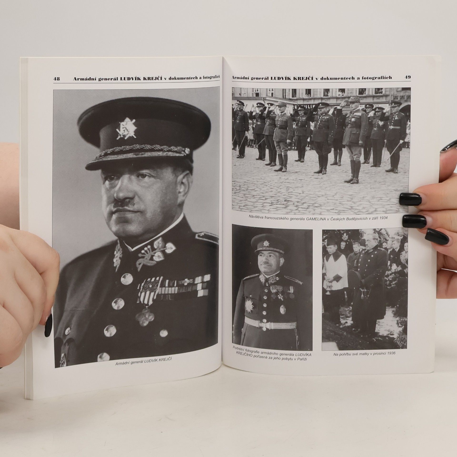 Pavel Šrámek Armádní generál Ludvík Krejčí v dokumentech a fotografiích