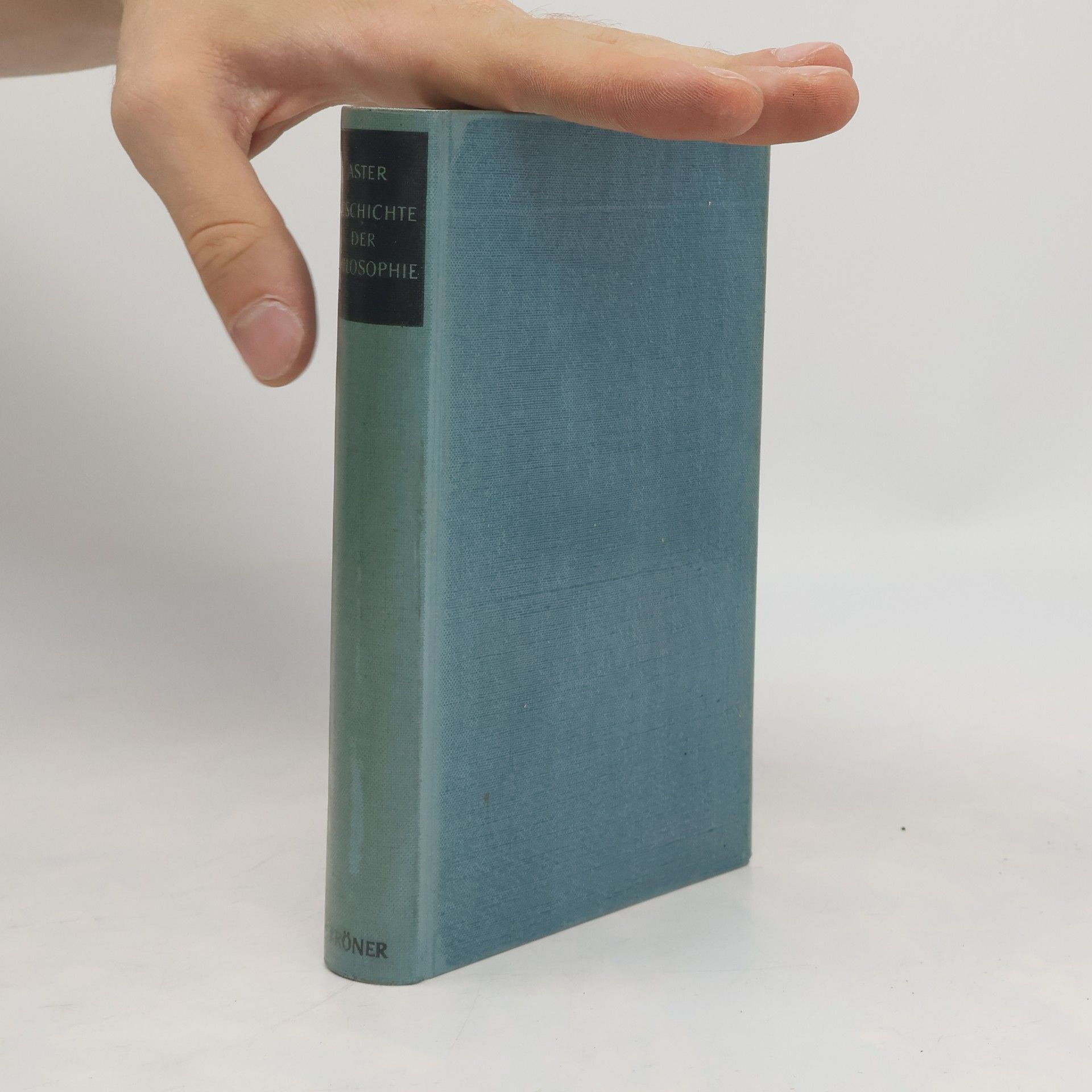 Ernst von Aster Geschichte der Philosophie