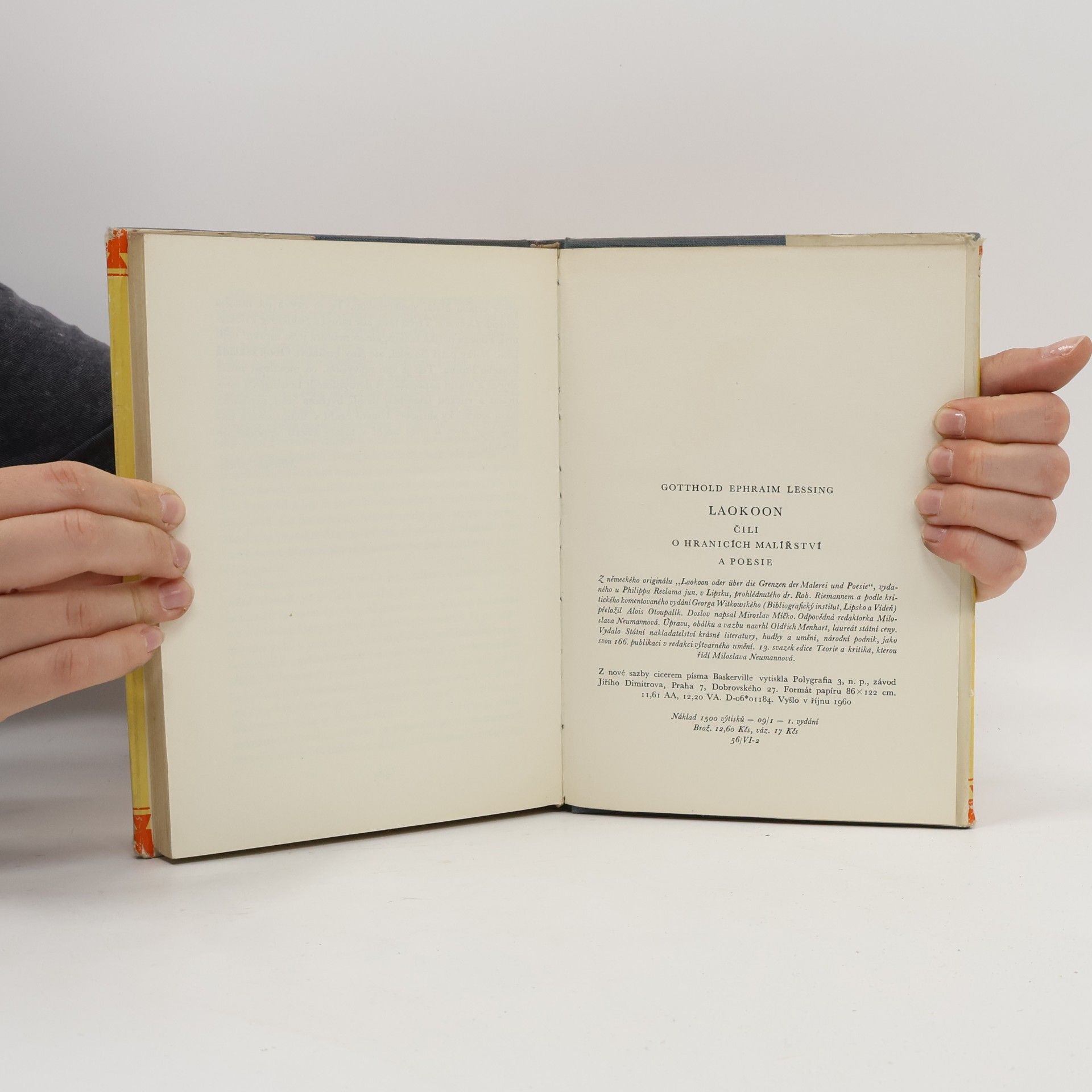 Gotthold Ephraim Lessing Laokoon čili o hranicích malířství a poesie