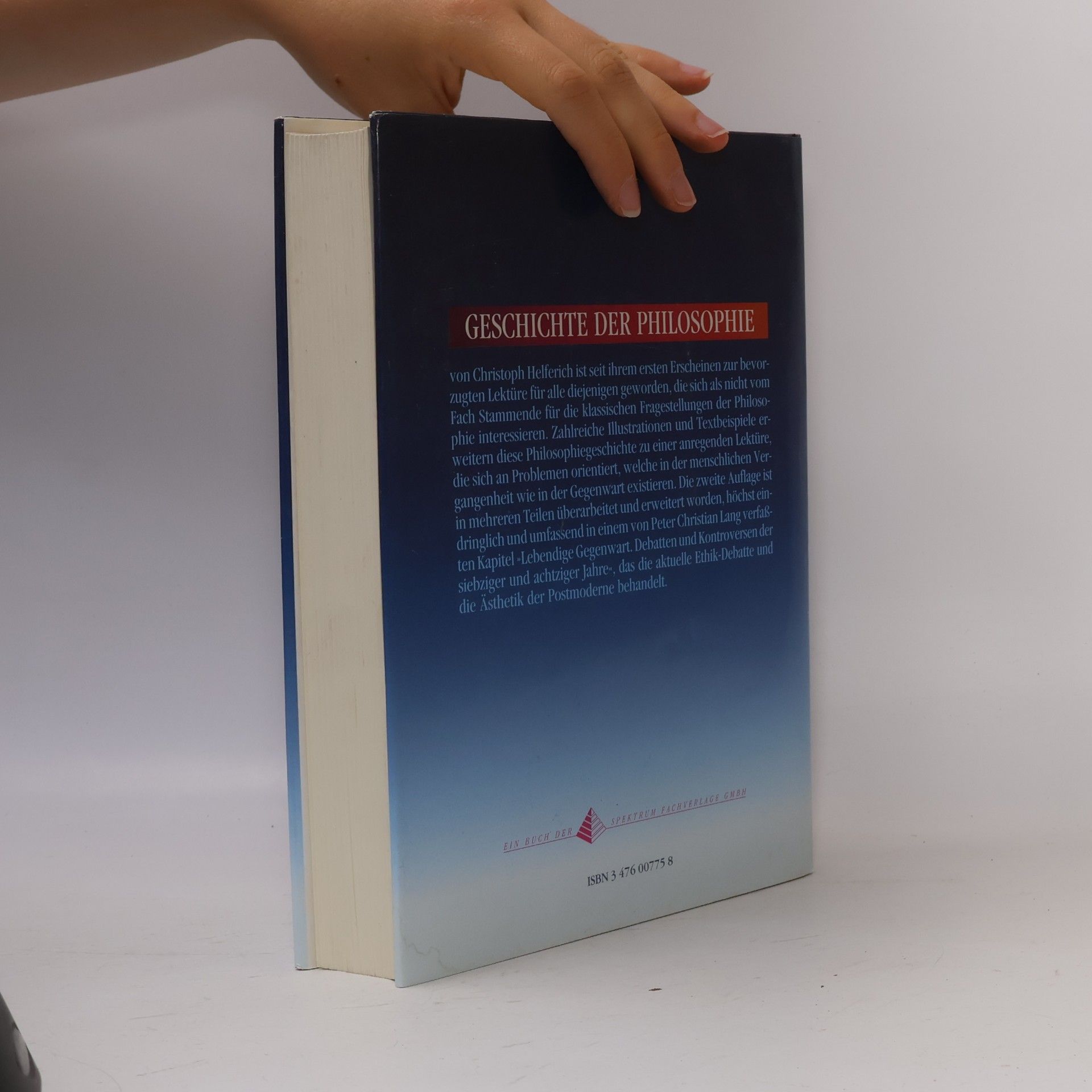 Christoph Helferich Geschichte der Philosophie