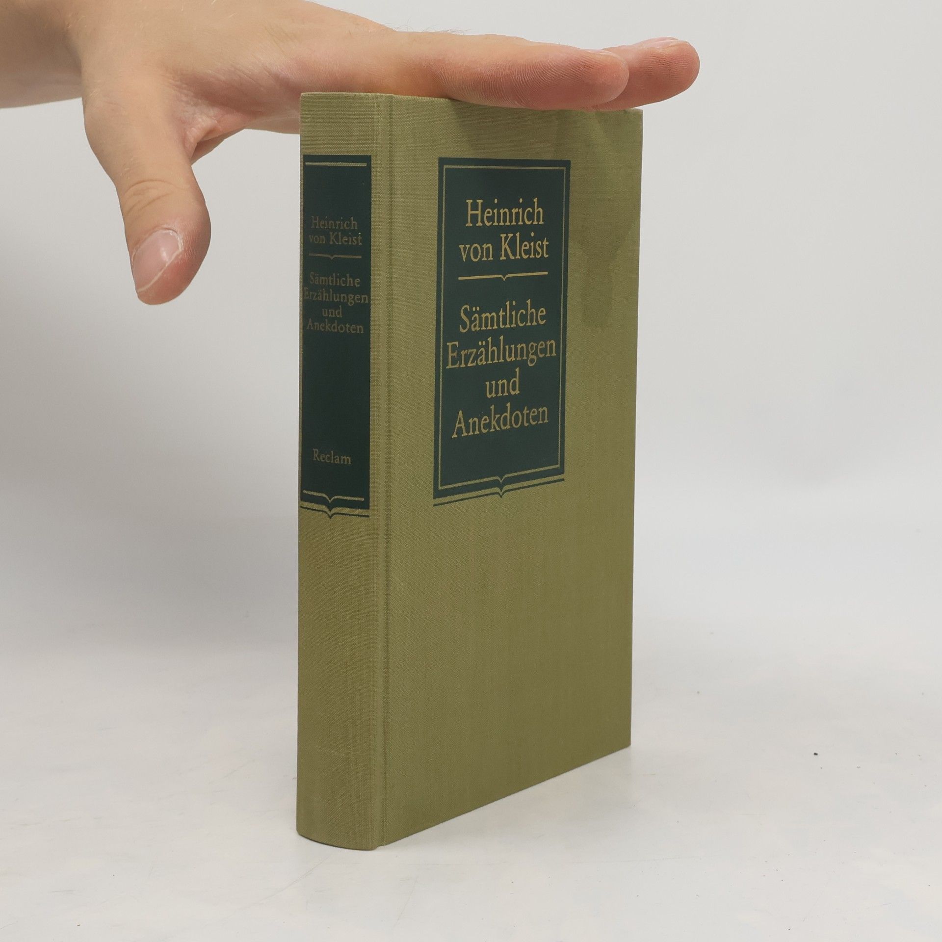 Heinrich von Kleist Sämtliche Erzählungen und Anekdoten