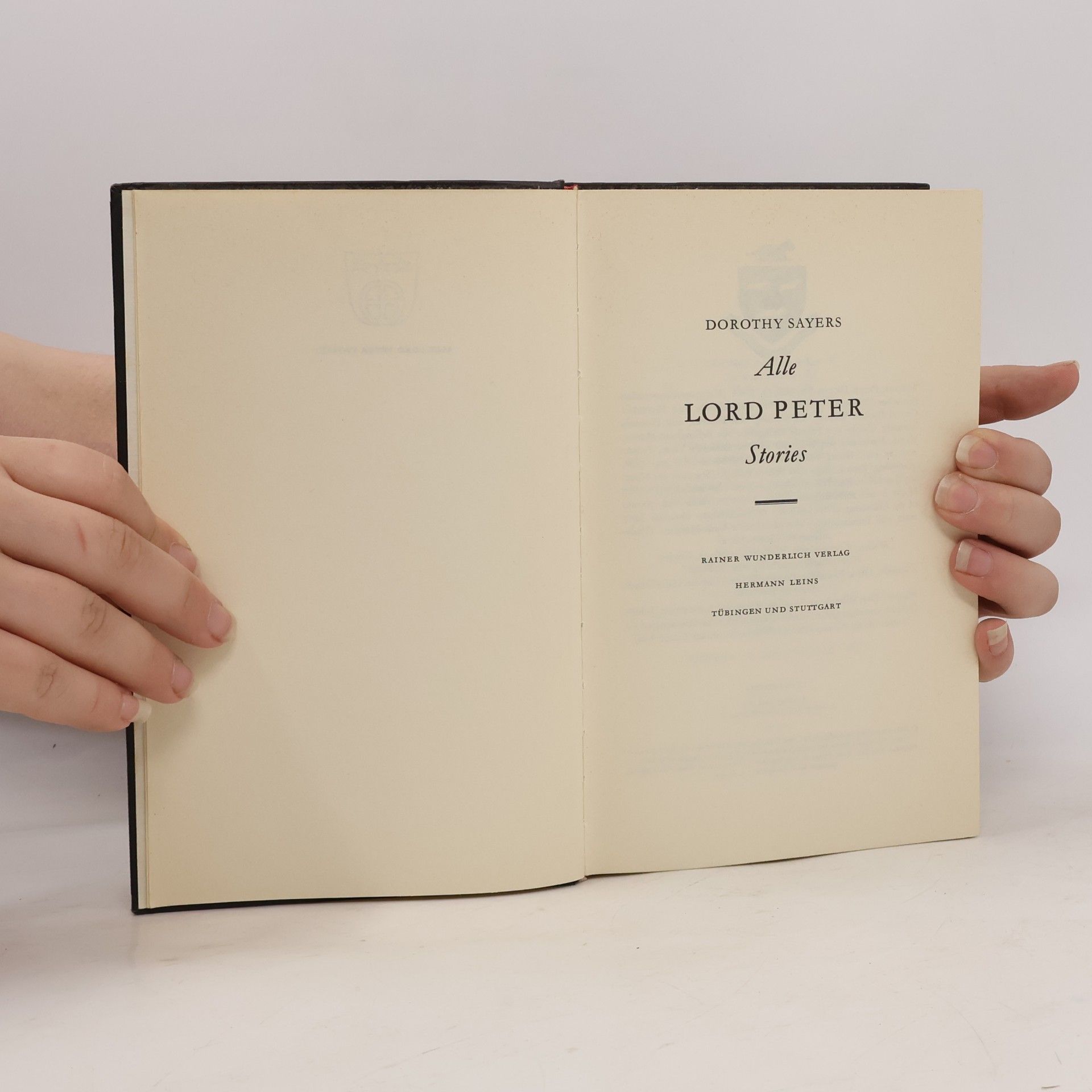 Dorothy L. Sayers Alle Lord Peter Stories