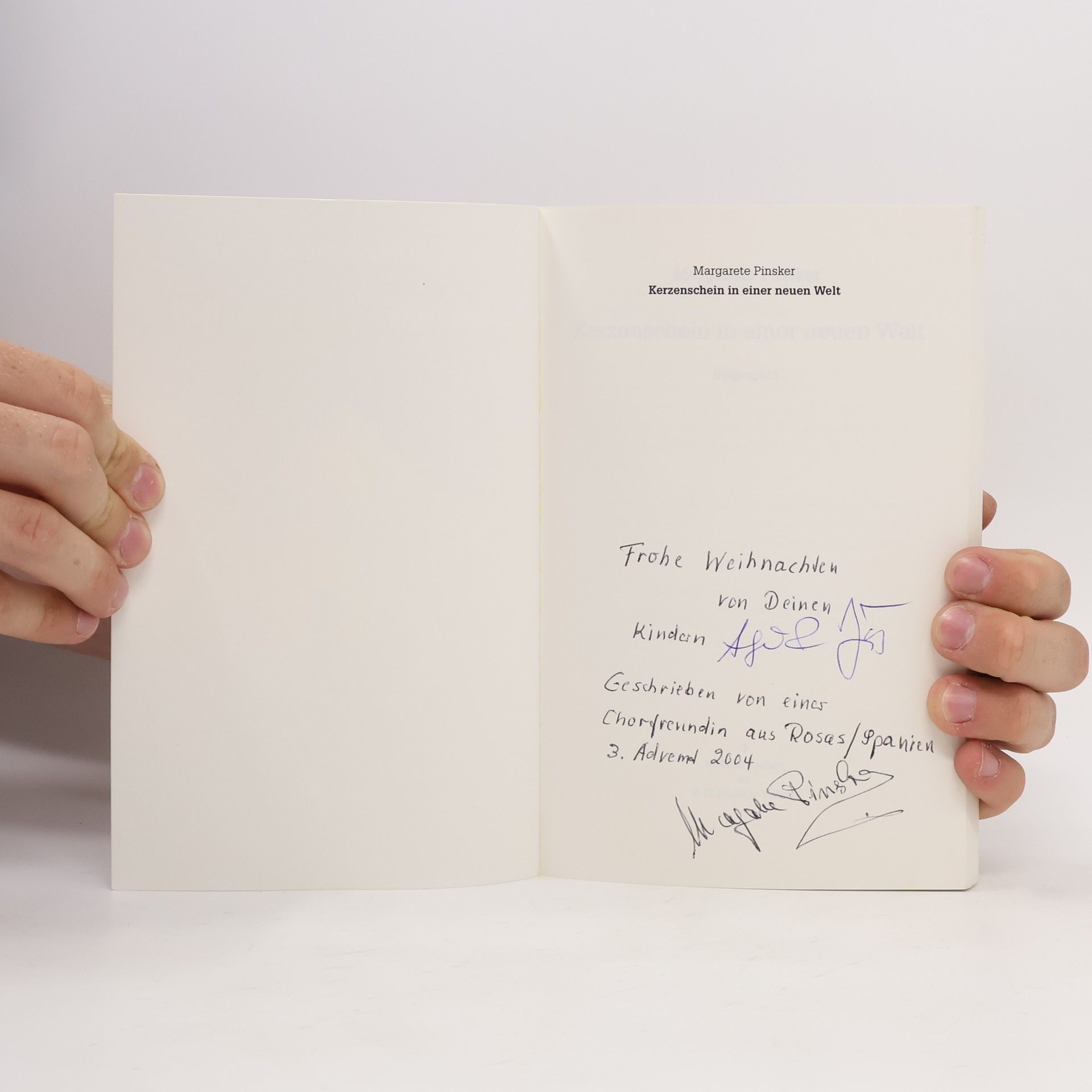 Margarete Pinsker Kerzenschein in einer neuen Welt