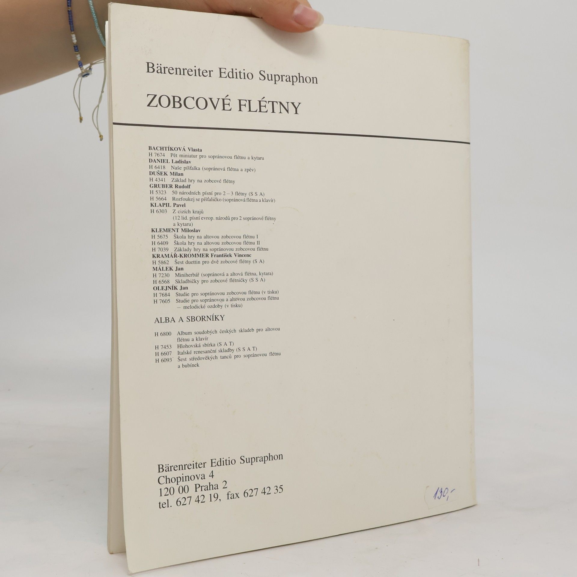 Rudolf Gruber Rozfoukej se píšťaličko (Album přednesových skladeb pro sopránovou zobcovou flétnu s doprovodem klavíru)
