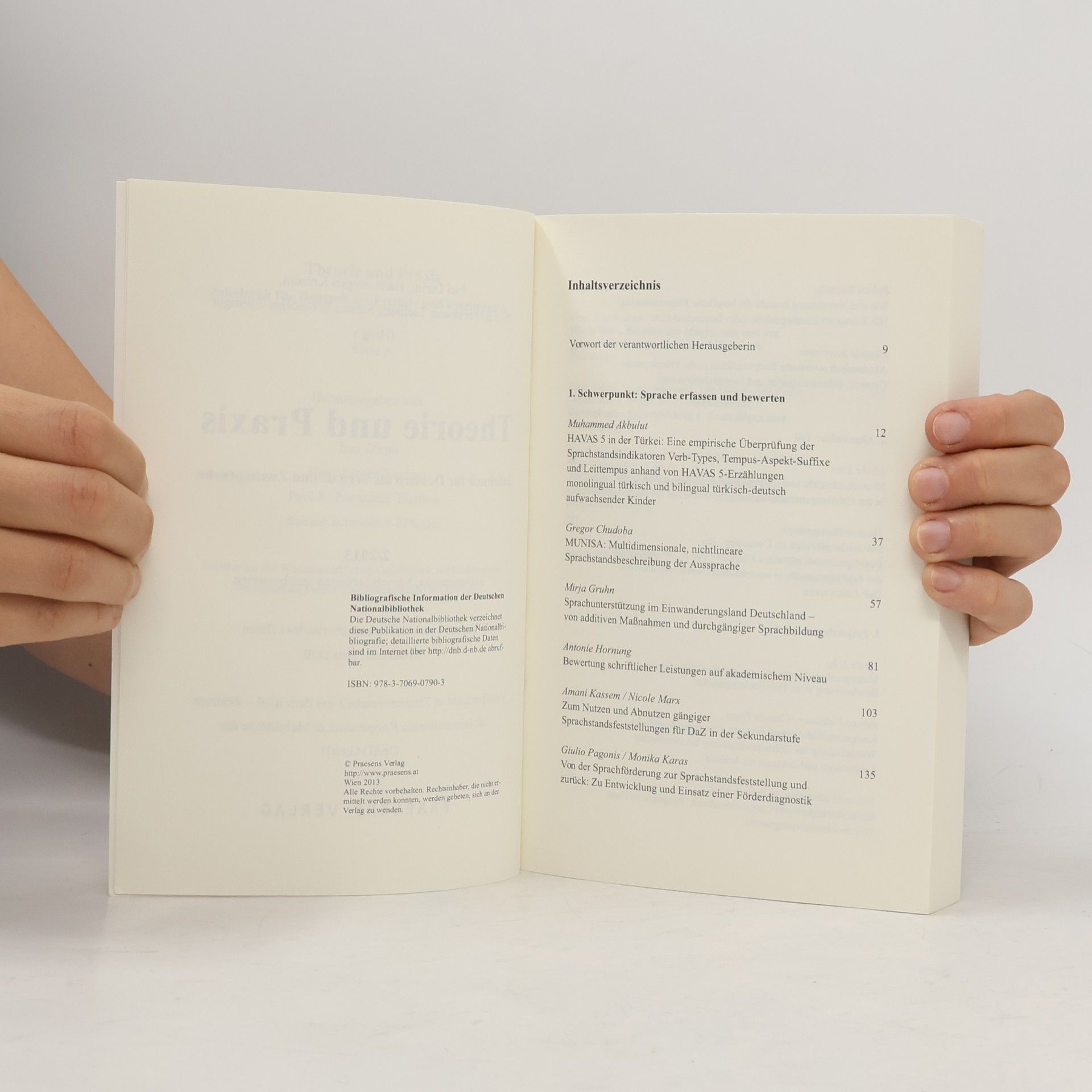 I. nci Dirim Theorie und Praxis: Jahrbuch für Deutsch als Fremd- und Zweitsprache