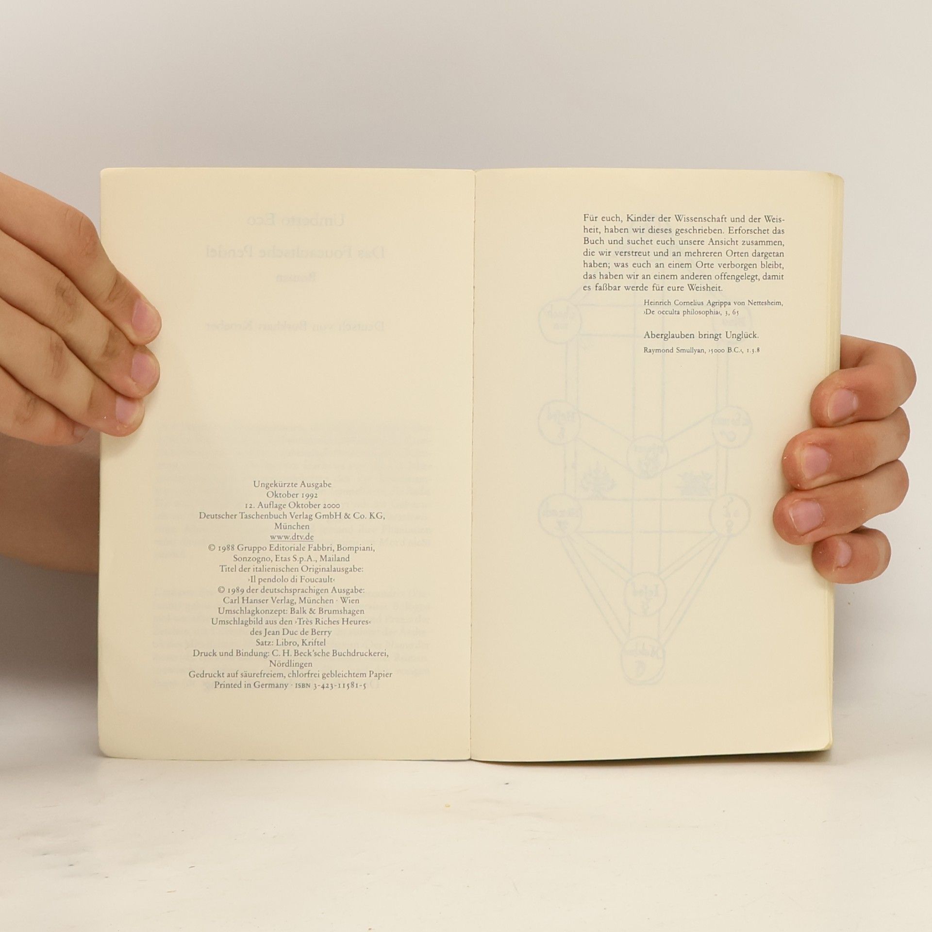 Umberto Eco Das Foucaultsche Pendel