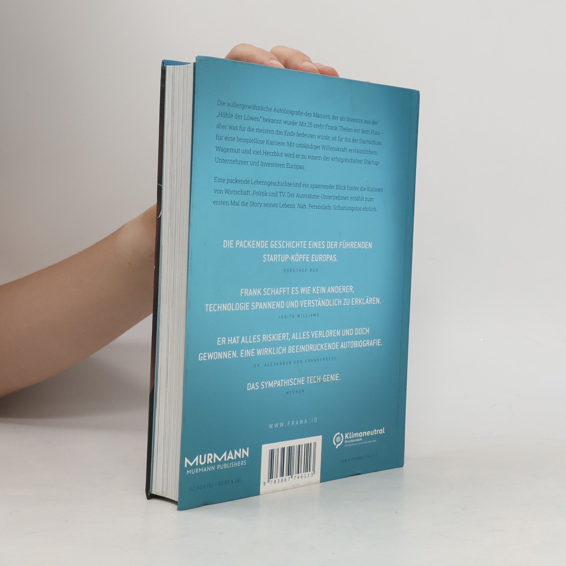 Collectif d'auteurs Frank Thelen: Die autobiografie
