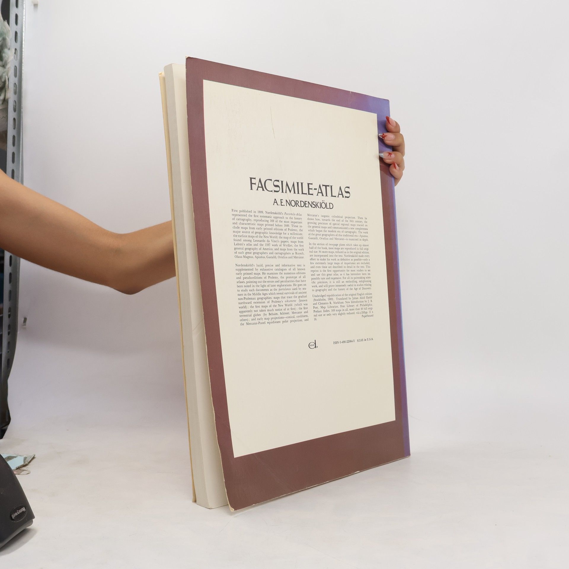 Adolf Erik von Nordenskiöld Facsimile-Atlas to the Early History of Cartography With Reproductions of the Most Important Maps Printed in the XV and XVI Centuries: With a New Introduction by J. B. Post. With 102 Plates and 84 Additional Maps