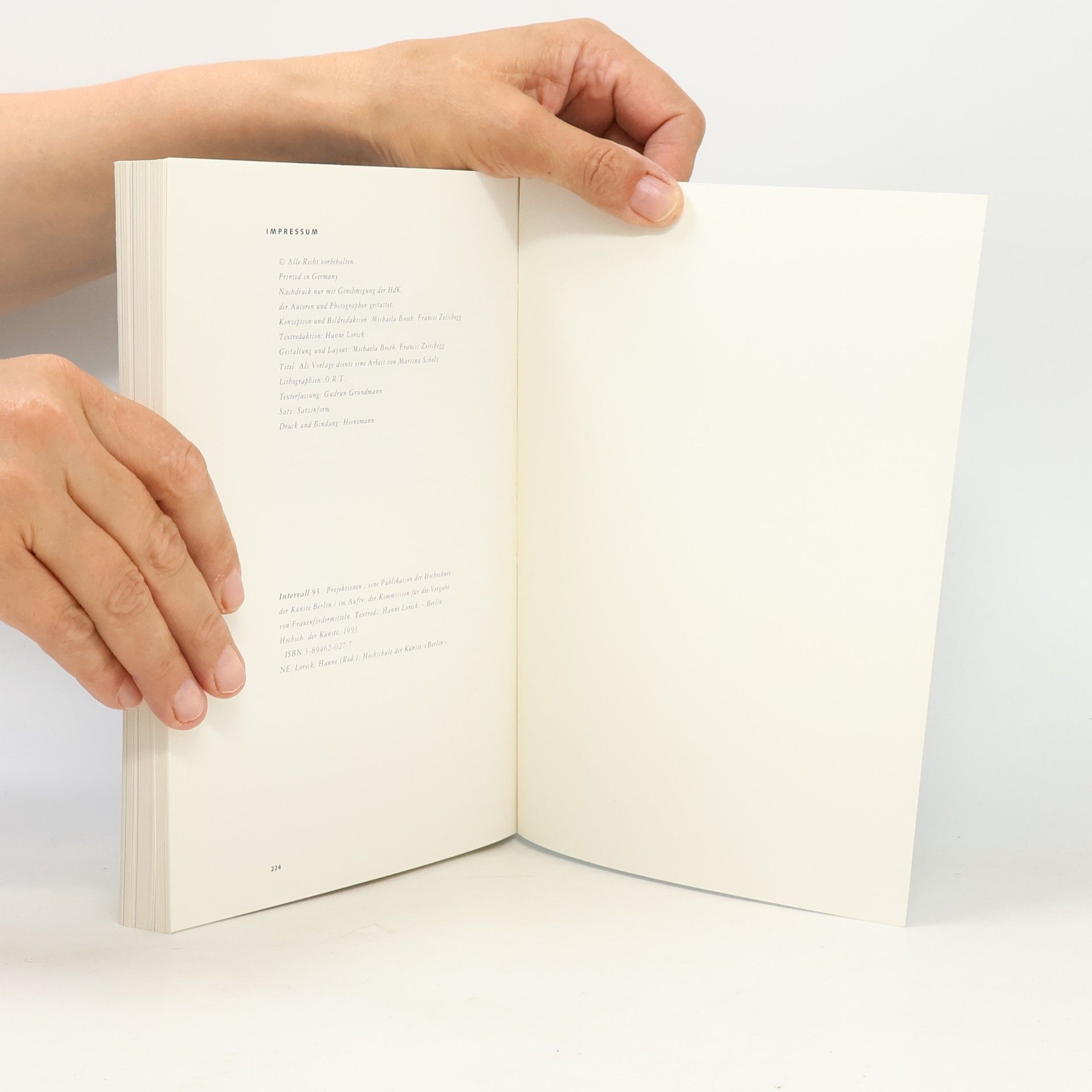 Autorenkollektiv Intervall 93. Projektionen