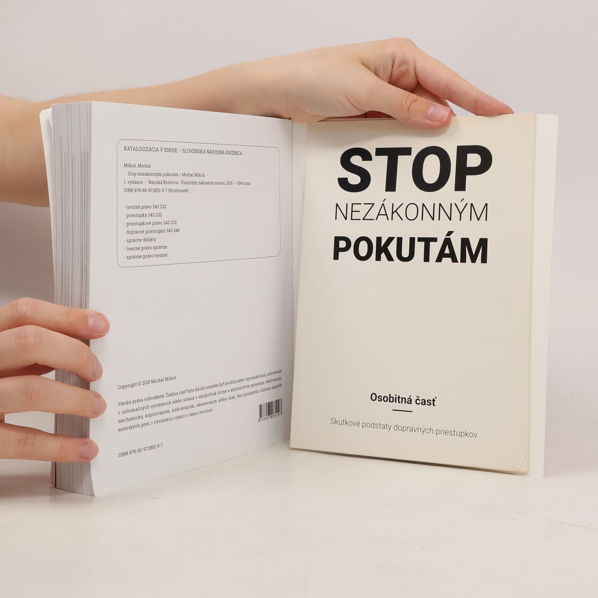 Michal Mikuš Stop nezákonným pokutám