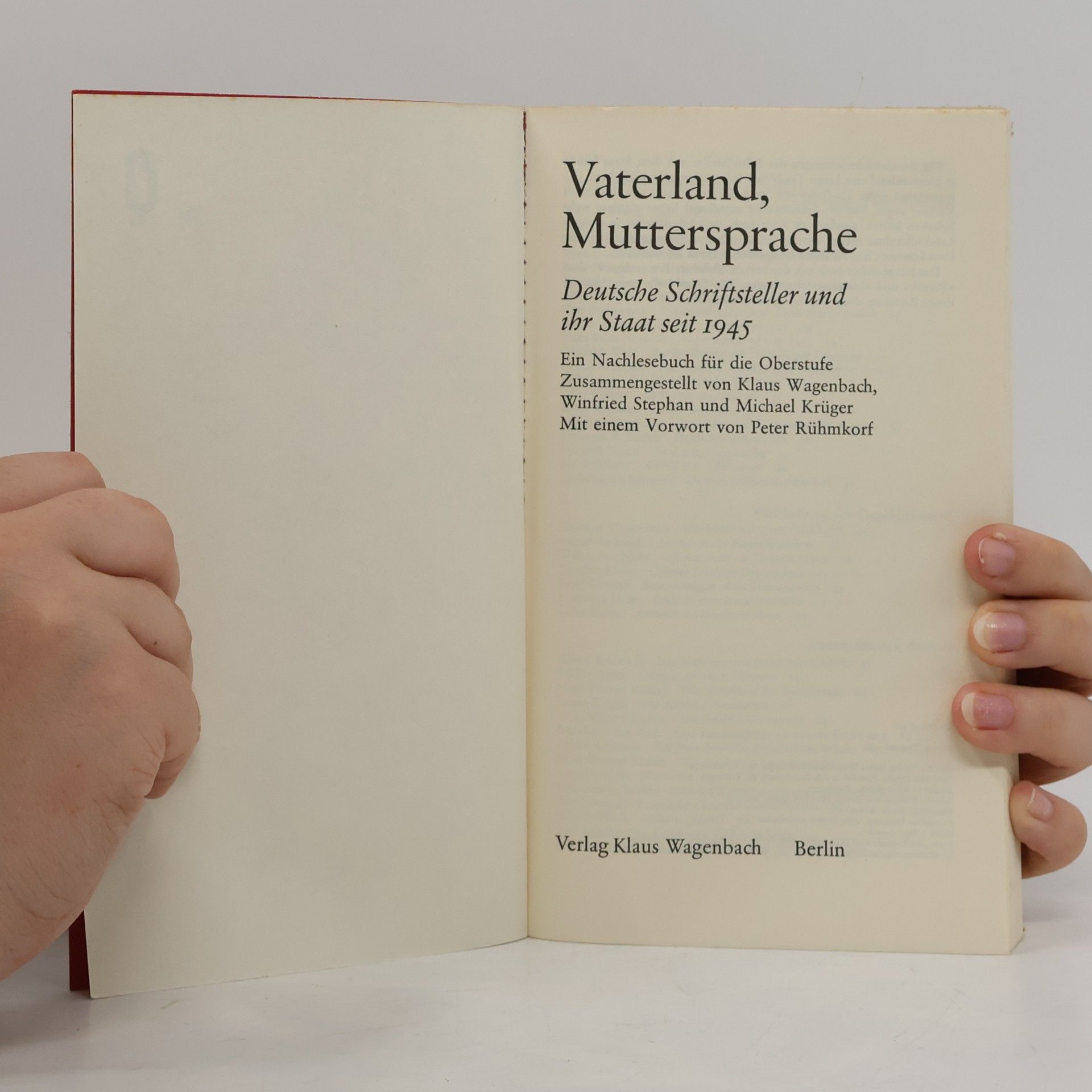 Autores varios Vaterland, Muttersprache