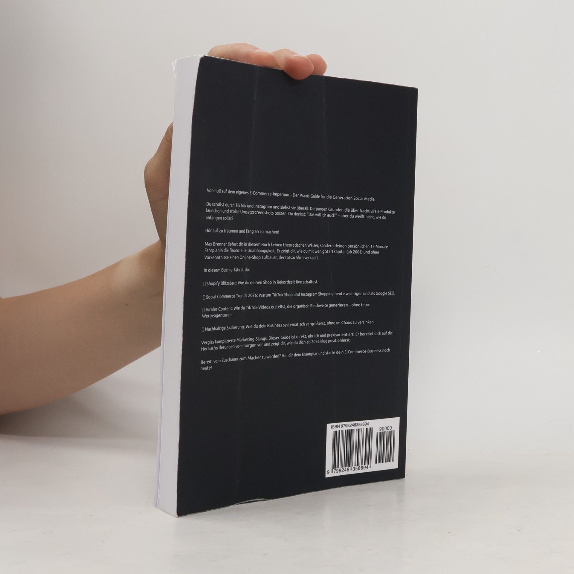 Max Brenner Business: Praxis-Blueprints für 2026 - 6: Shopify E-Commerce Guide 2026