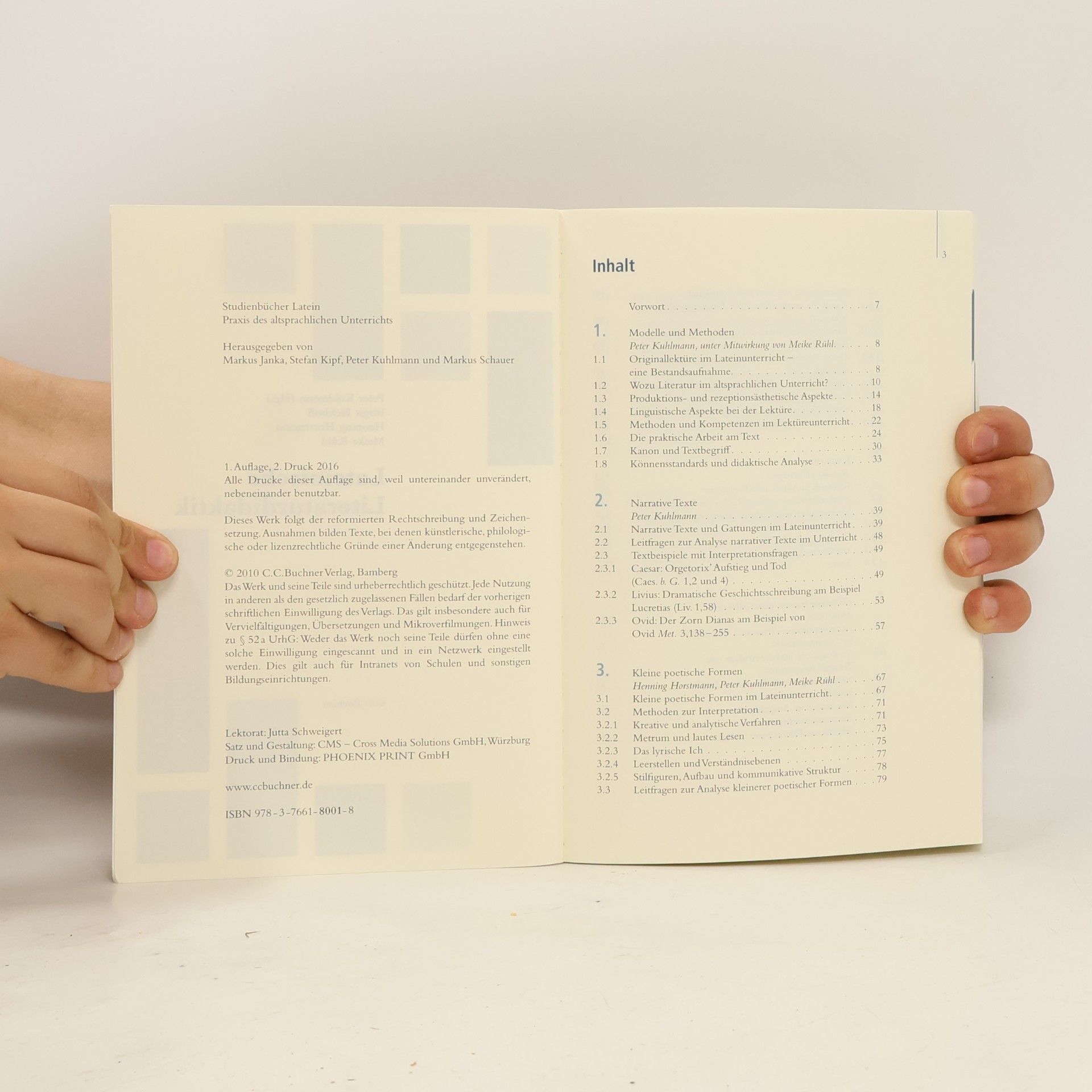 Peter Kuhlmann Studienbücher Latein: Lateinische Literaturdidaktik