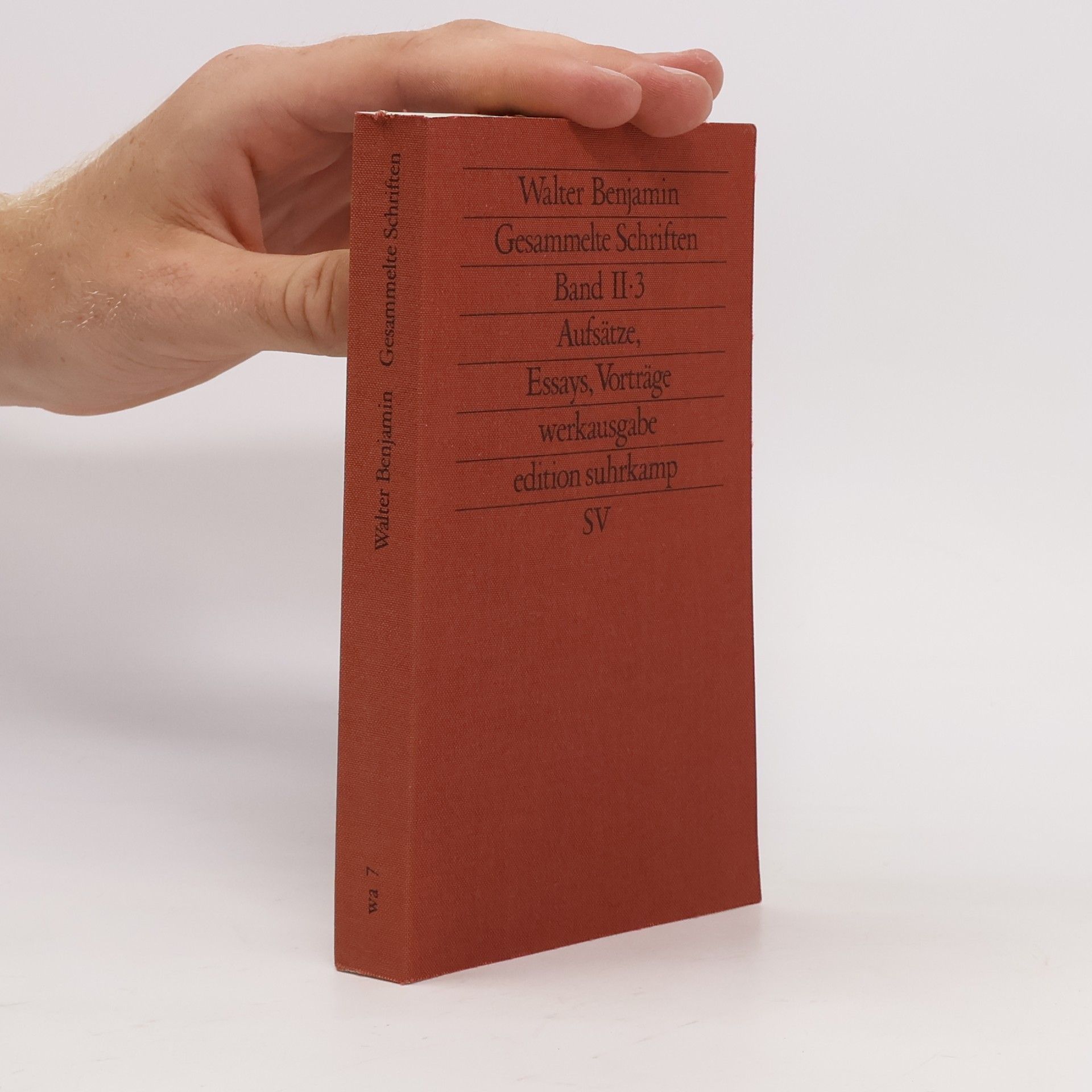 Walter Benjamin Gesammelte Schriften II.-3
