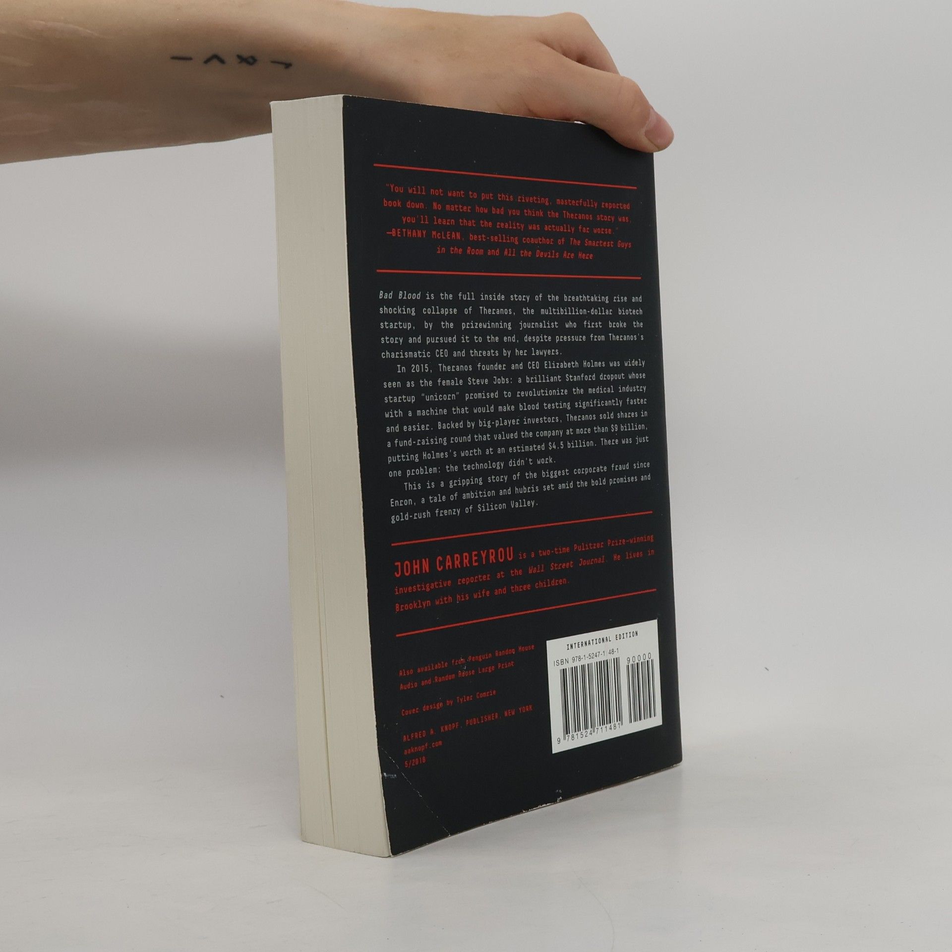 John Carreyrou Bad Blood