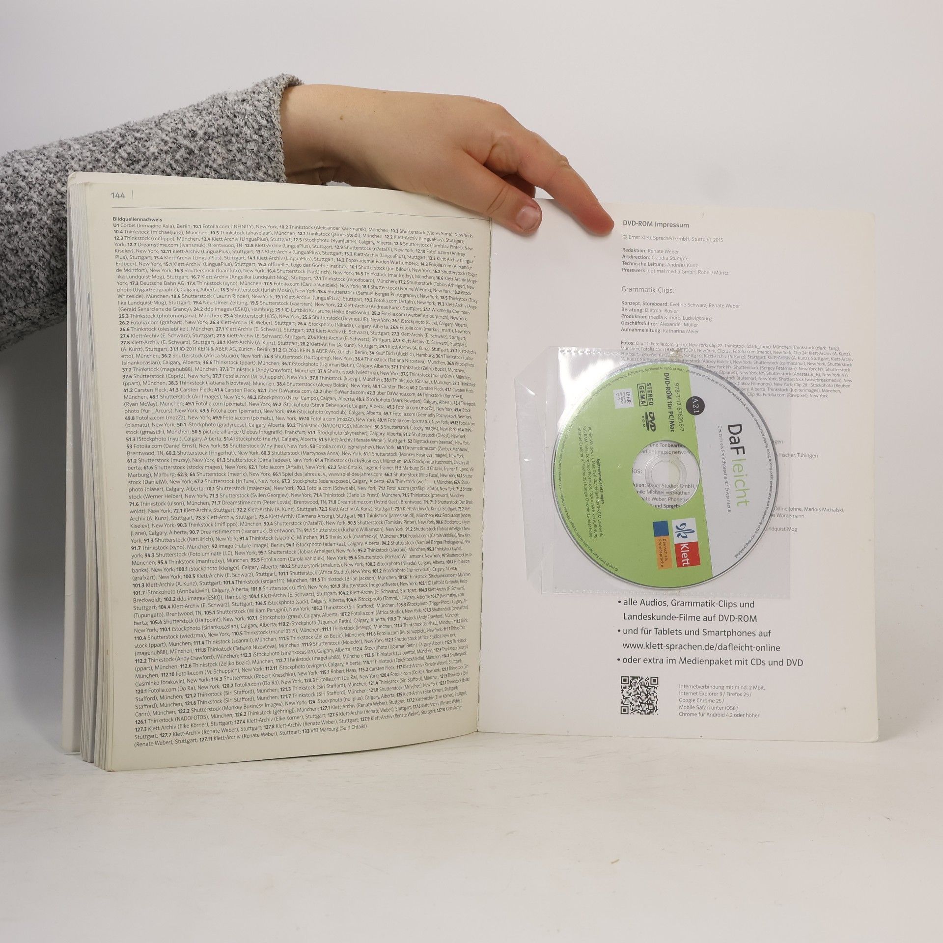 Sabine Jentges DaF leicht : A2.1. : Kurs - und Übungsbuch mit DVD-ROM