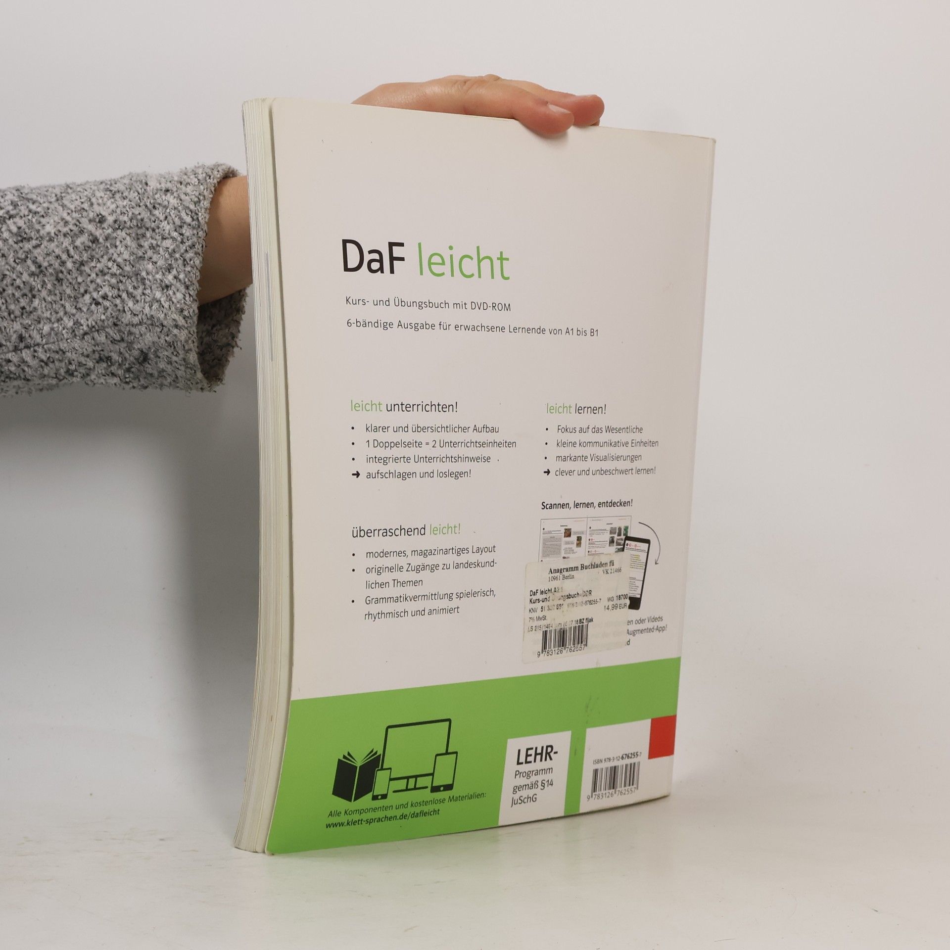 Sabine Jentges DaF leicht : A2.1. : Kurs - und Übungsbuch mit DVD-ROM