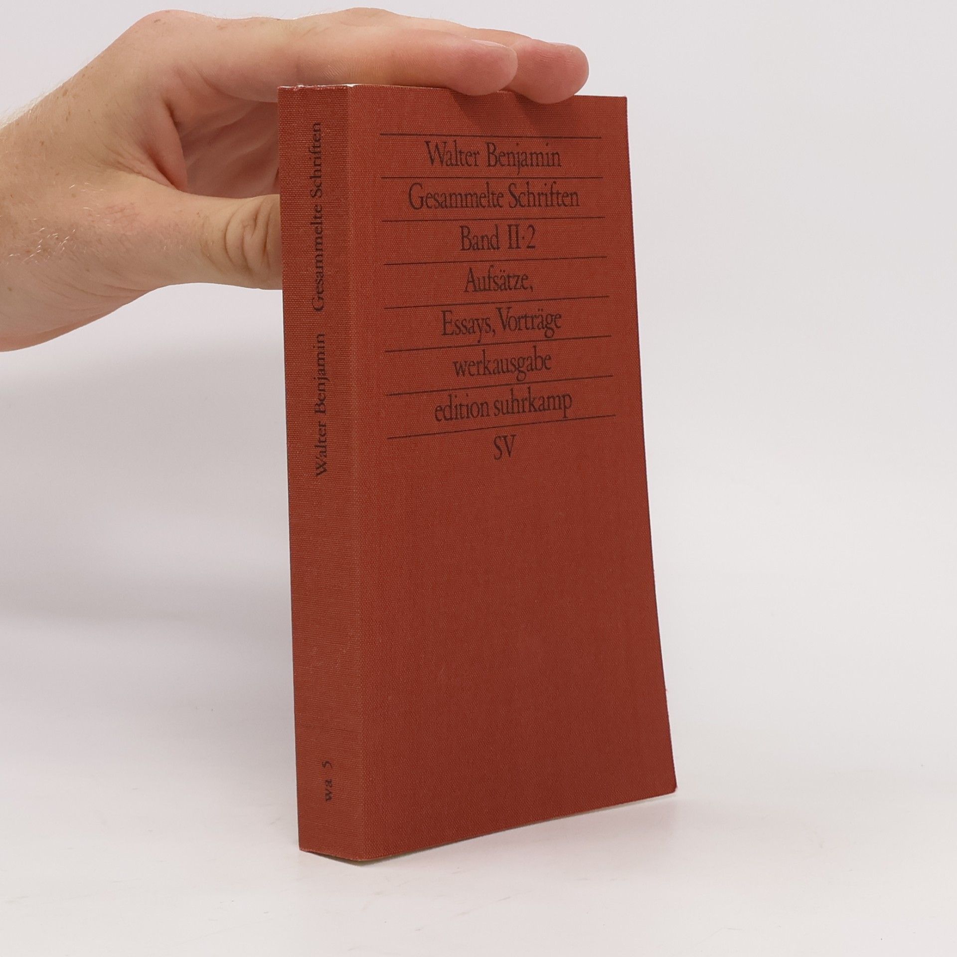 Walter Benjamin Gesammelte Schriften II.2