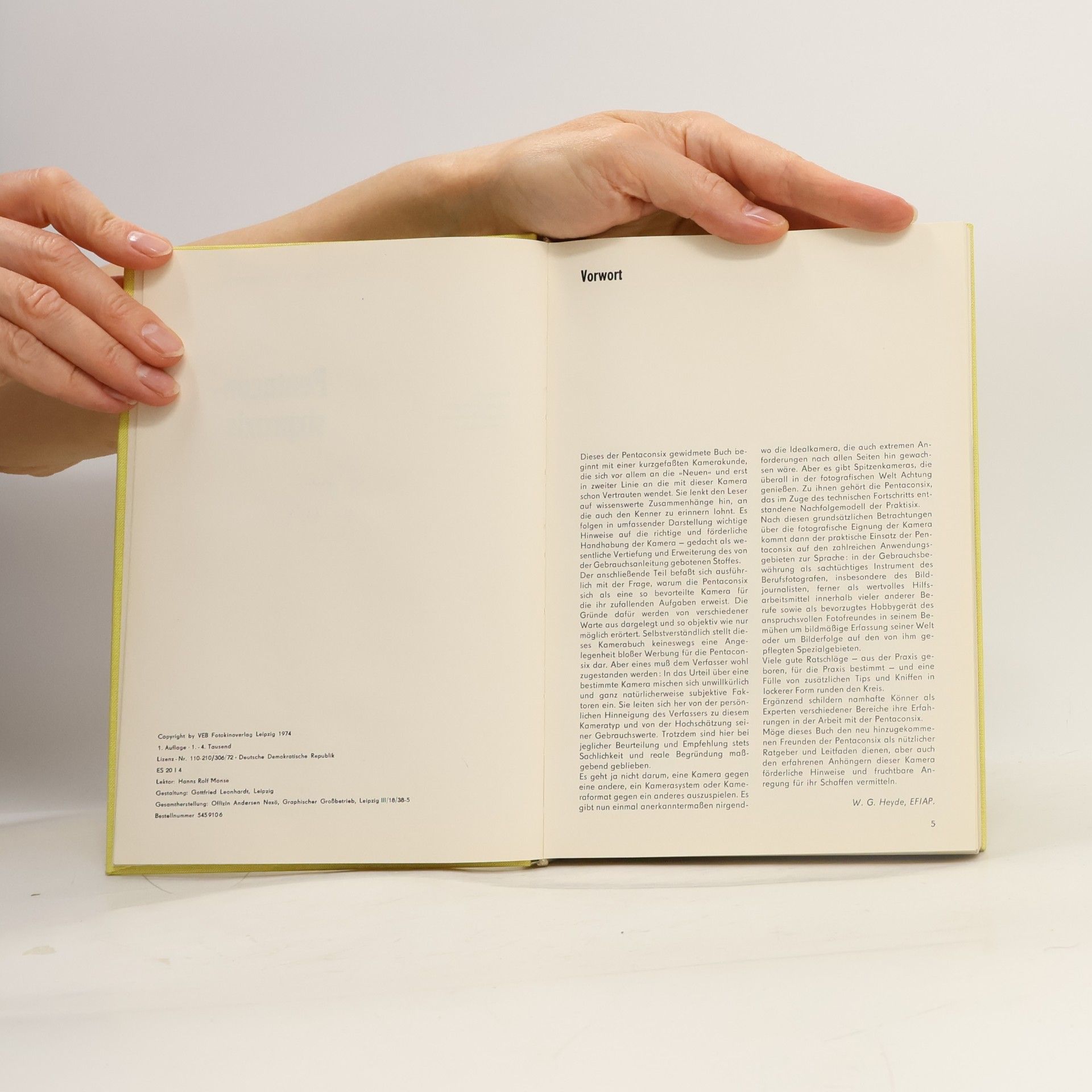 W. Gerhard Heyde Pentaconsix praxis