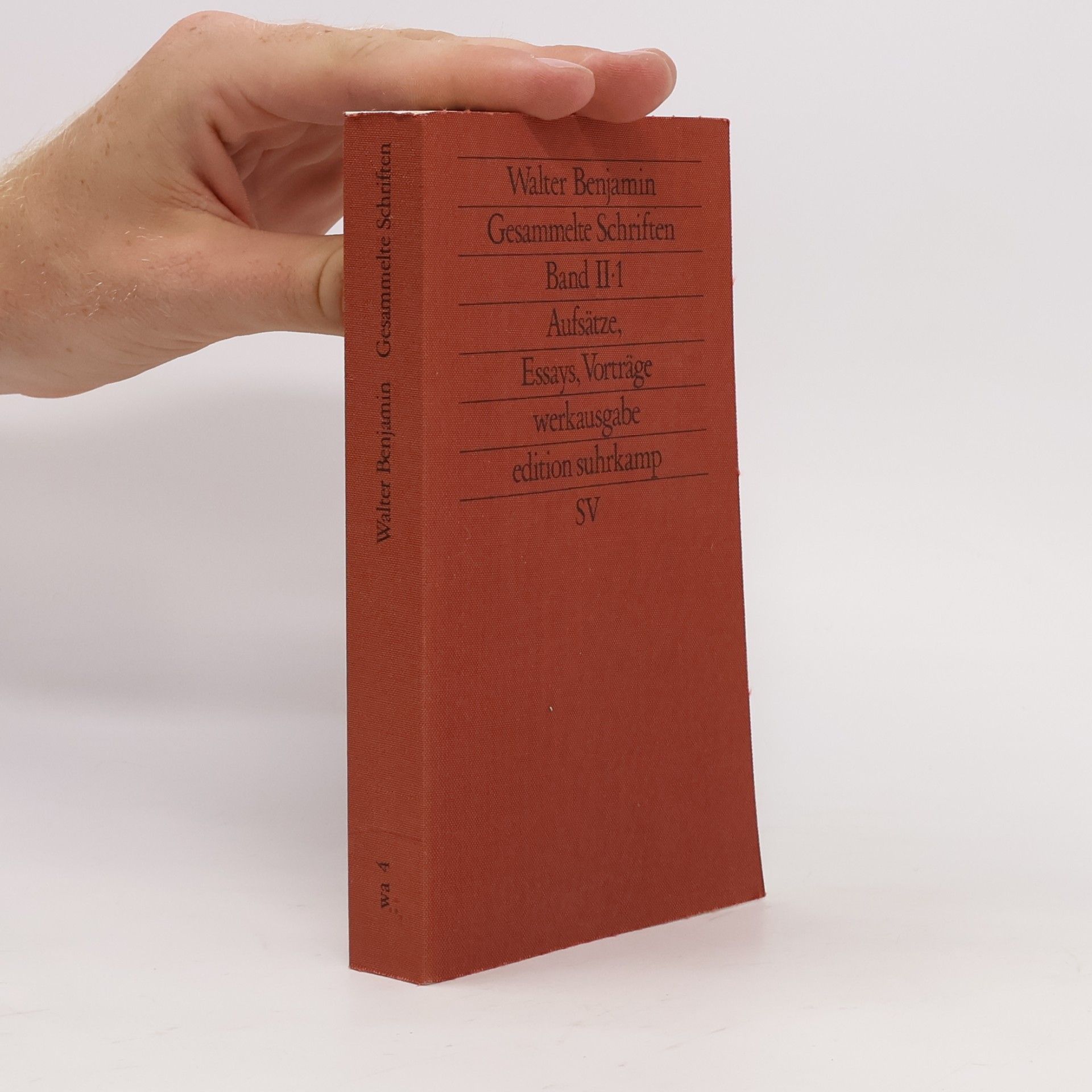 Walter Benjamin Gesammelte Schriften II.1