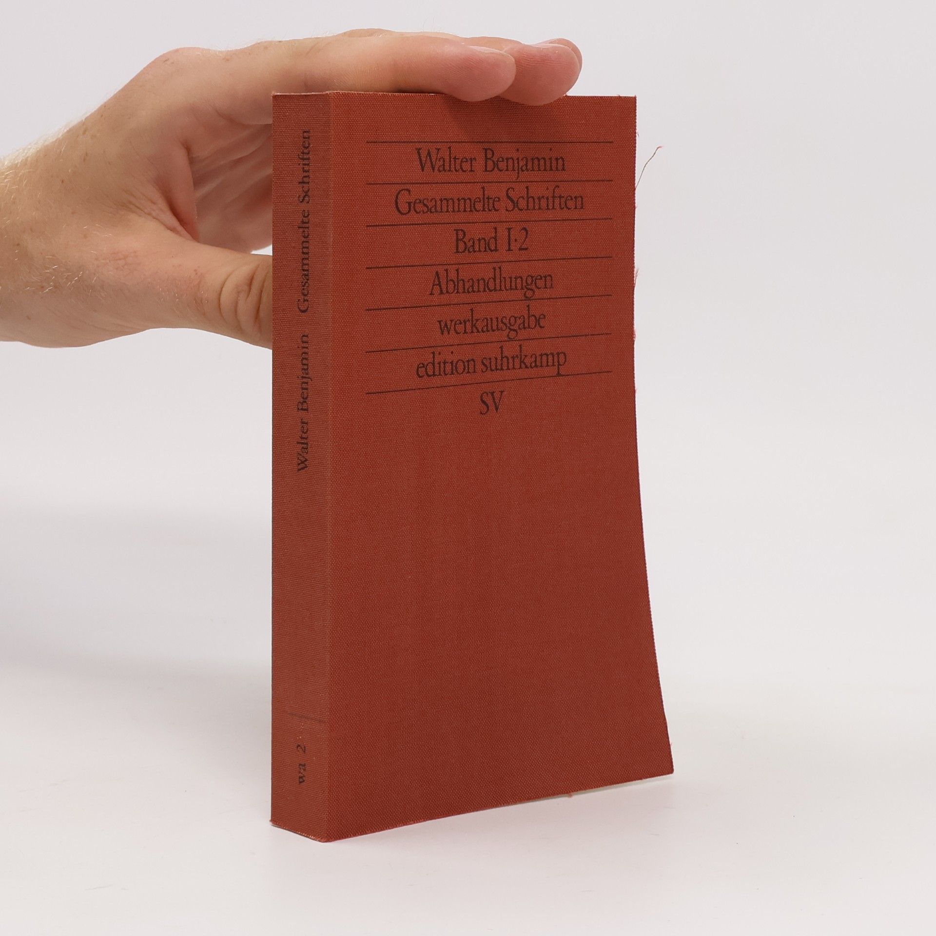 Walter Benjamin Gesammelte Schriften I.-2