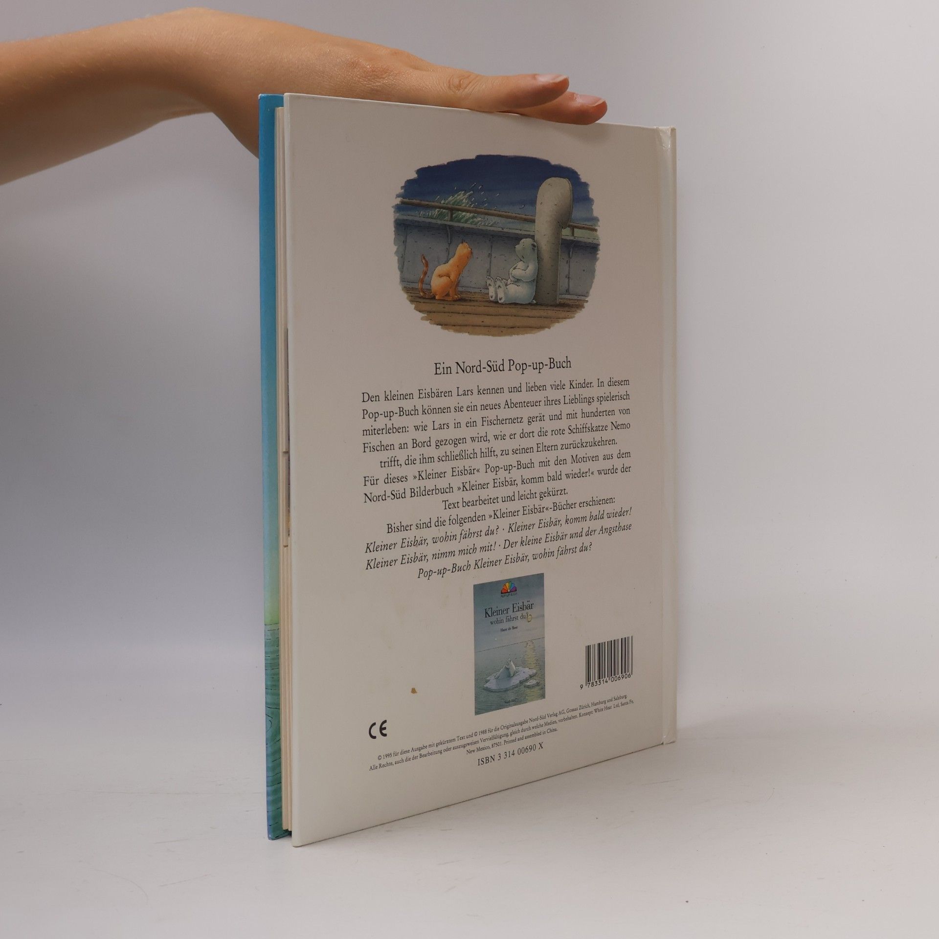 Hans de Beer Kleiner Eisbär, komm bald wieder. Pop-up-Buch