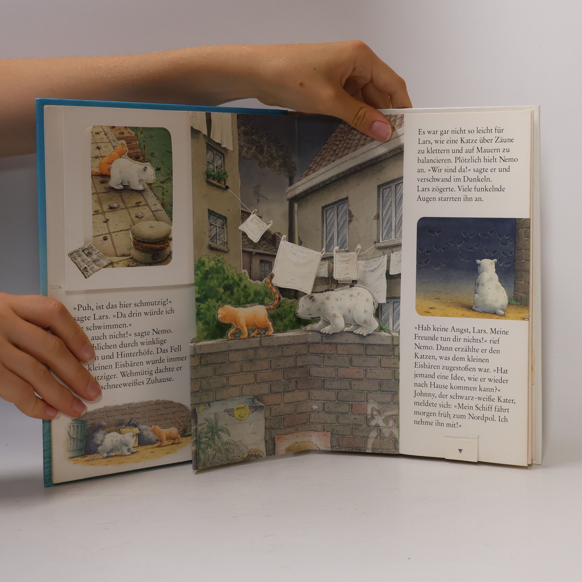 Hans de Beer Kleiner Eisbär, komm bald wieder. Pop-up-Buch