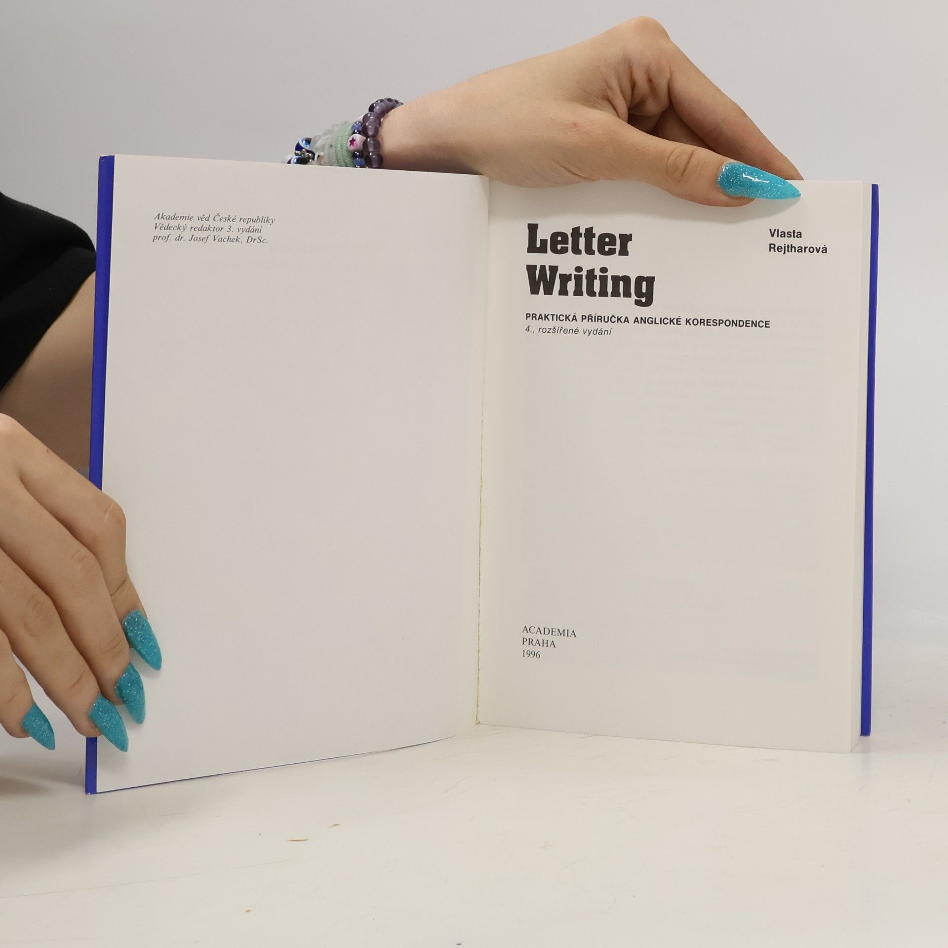 Rejtharová Vlasta Letter Writing. Praktická příručka anglické korespondence
