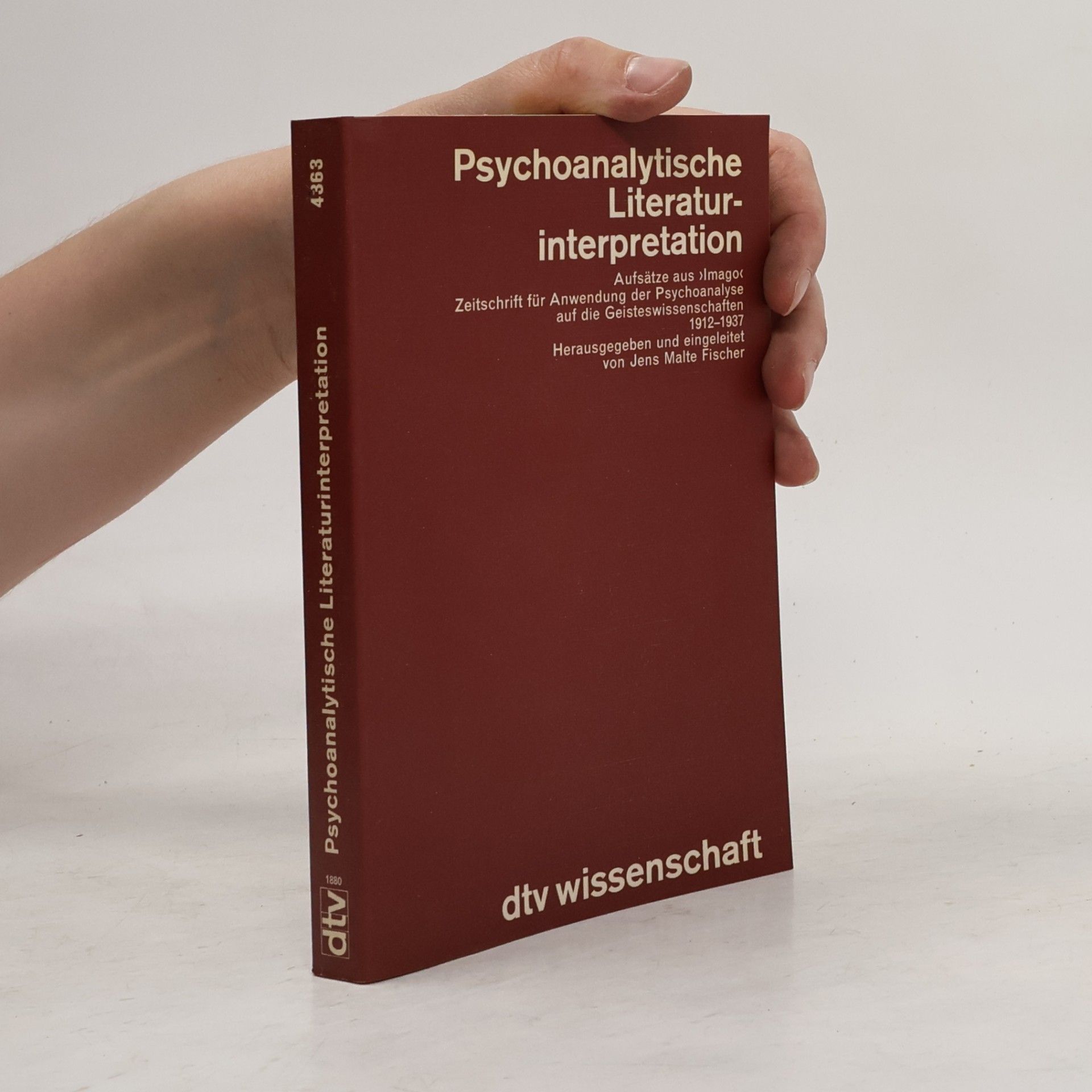 dtv Wissenschaft: Psychoanalytische Literaturinterpretation
