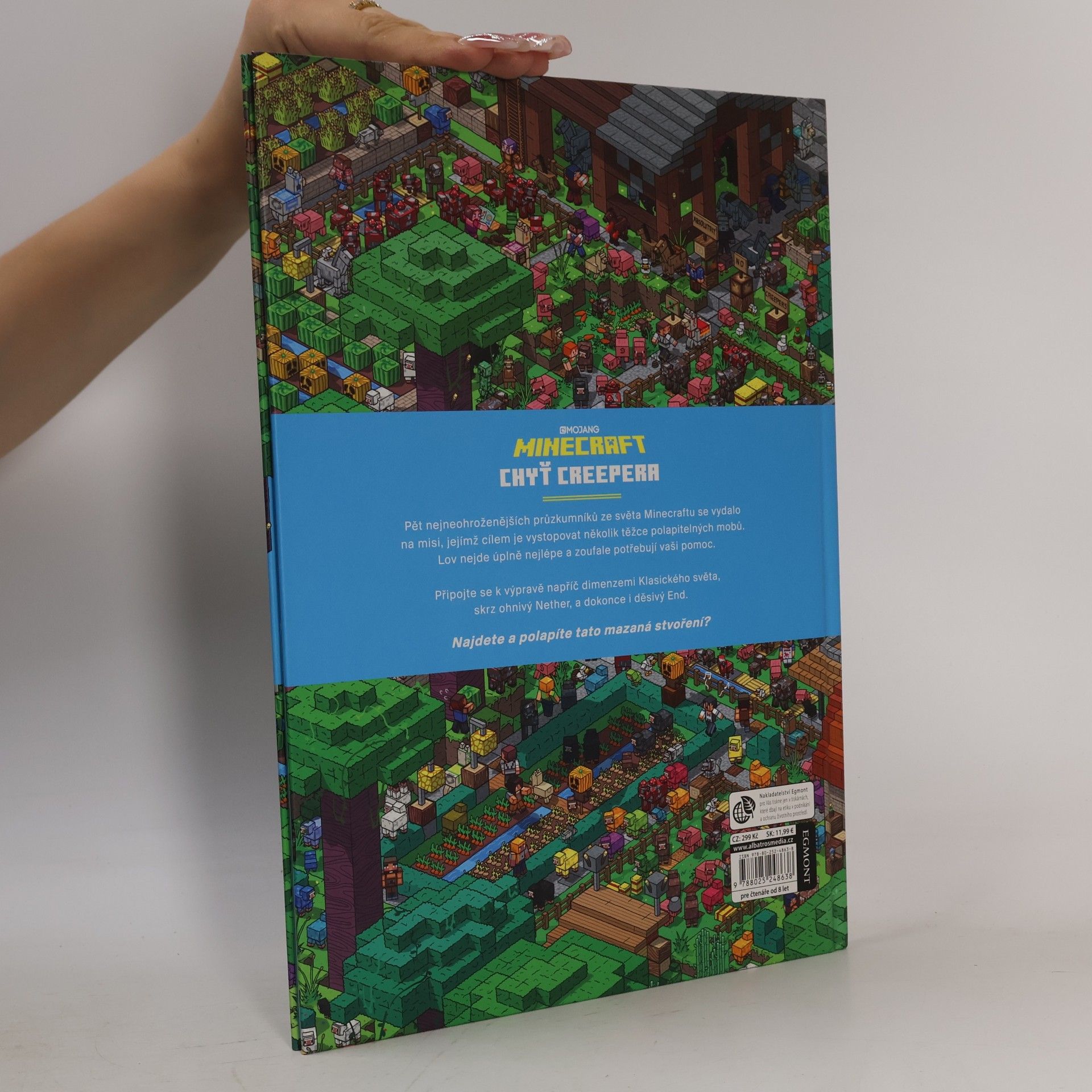 Stephanie Milton Minecraft. Chyť creepera a další moby