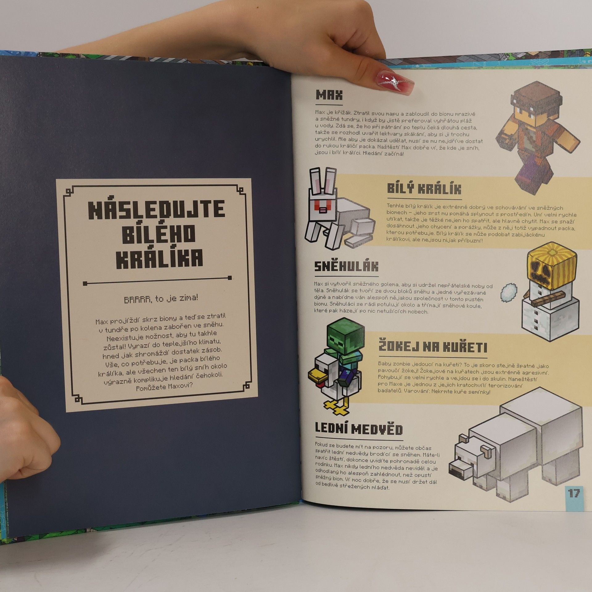 Stephanie Milton Minecraft. Chyť creepera a další moby