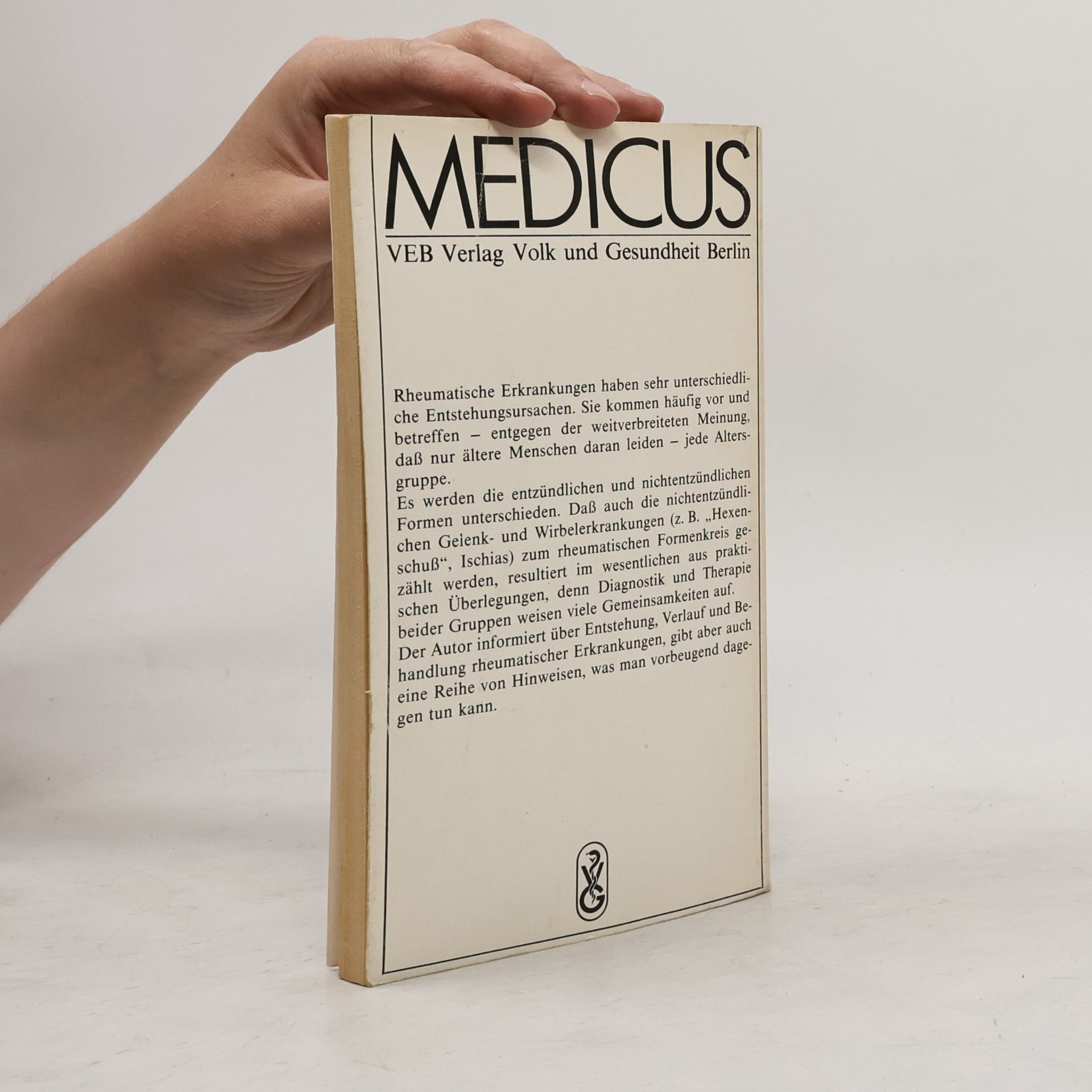 Wolfgang Keitel Medicus. Rheumafibel