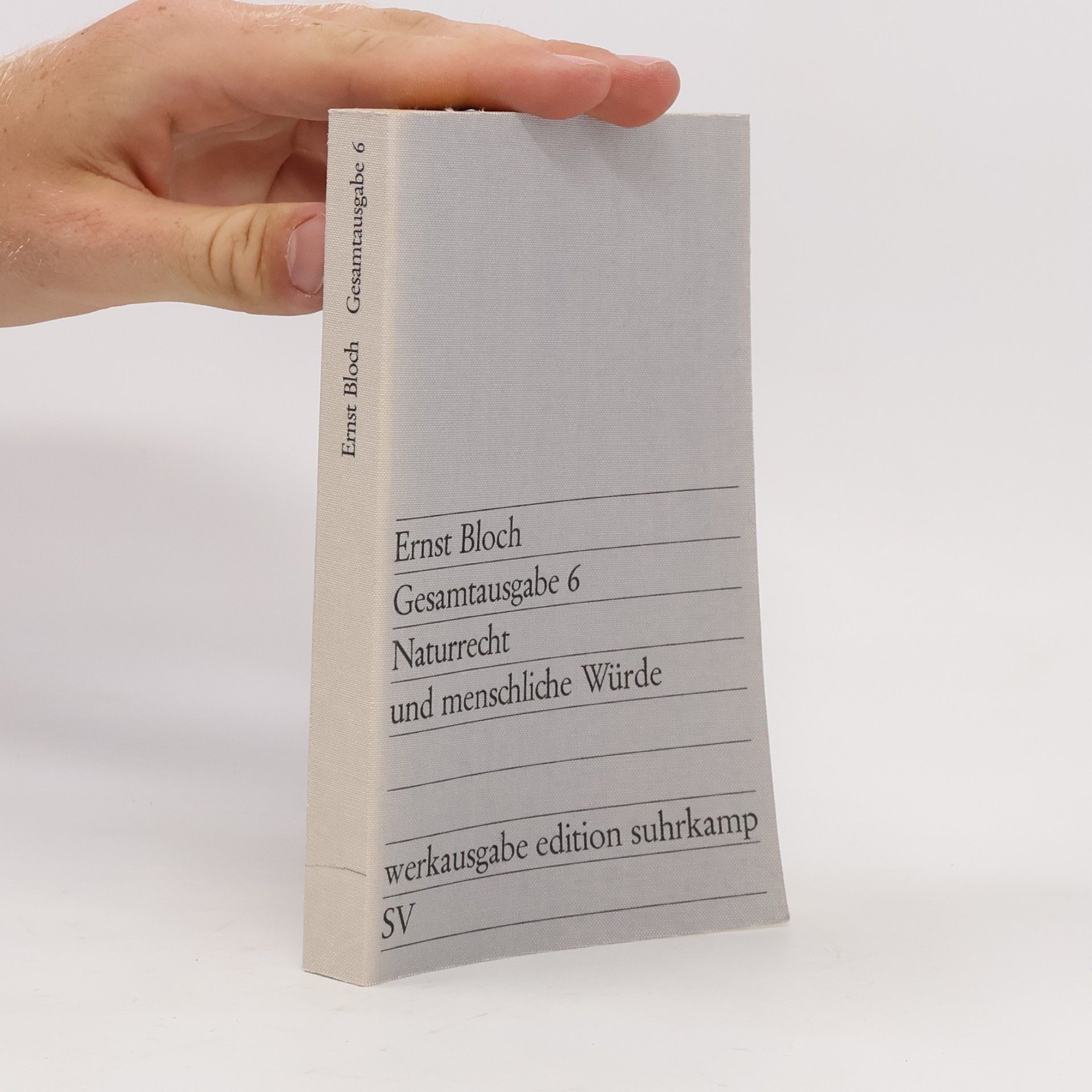 Ernst Bloch Gesamtausgabe 6